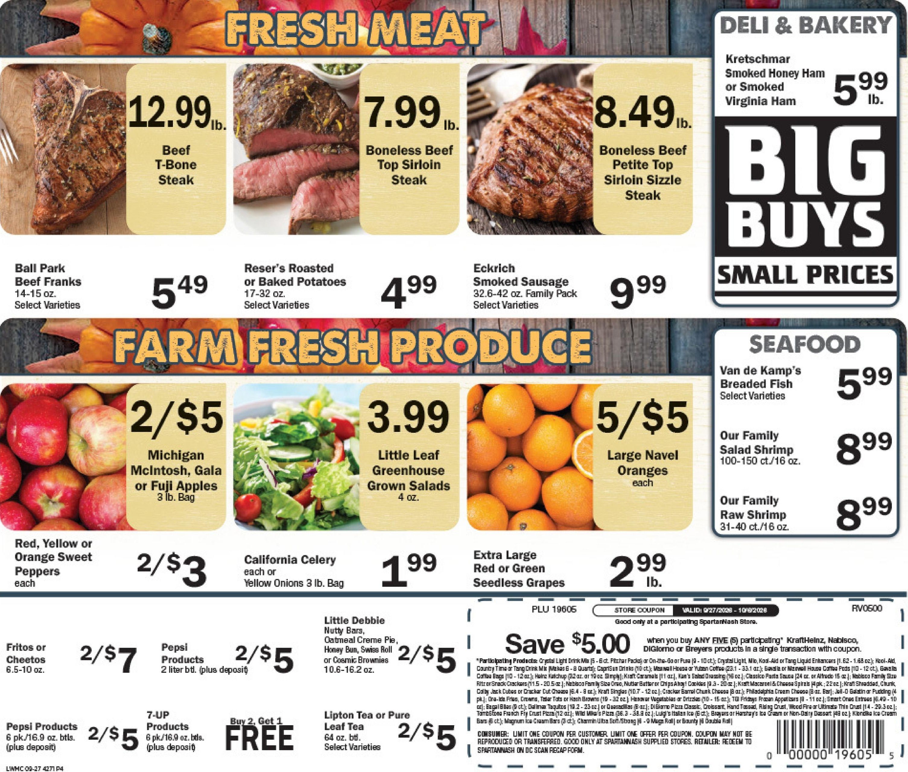 Rosati's Marketplace Weekly Ad September 28 - October 4, 2026