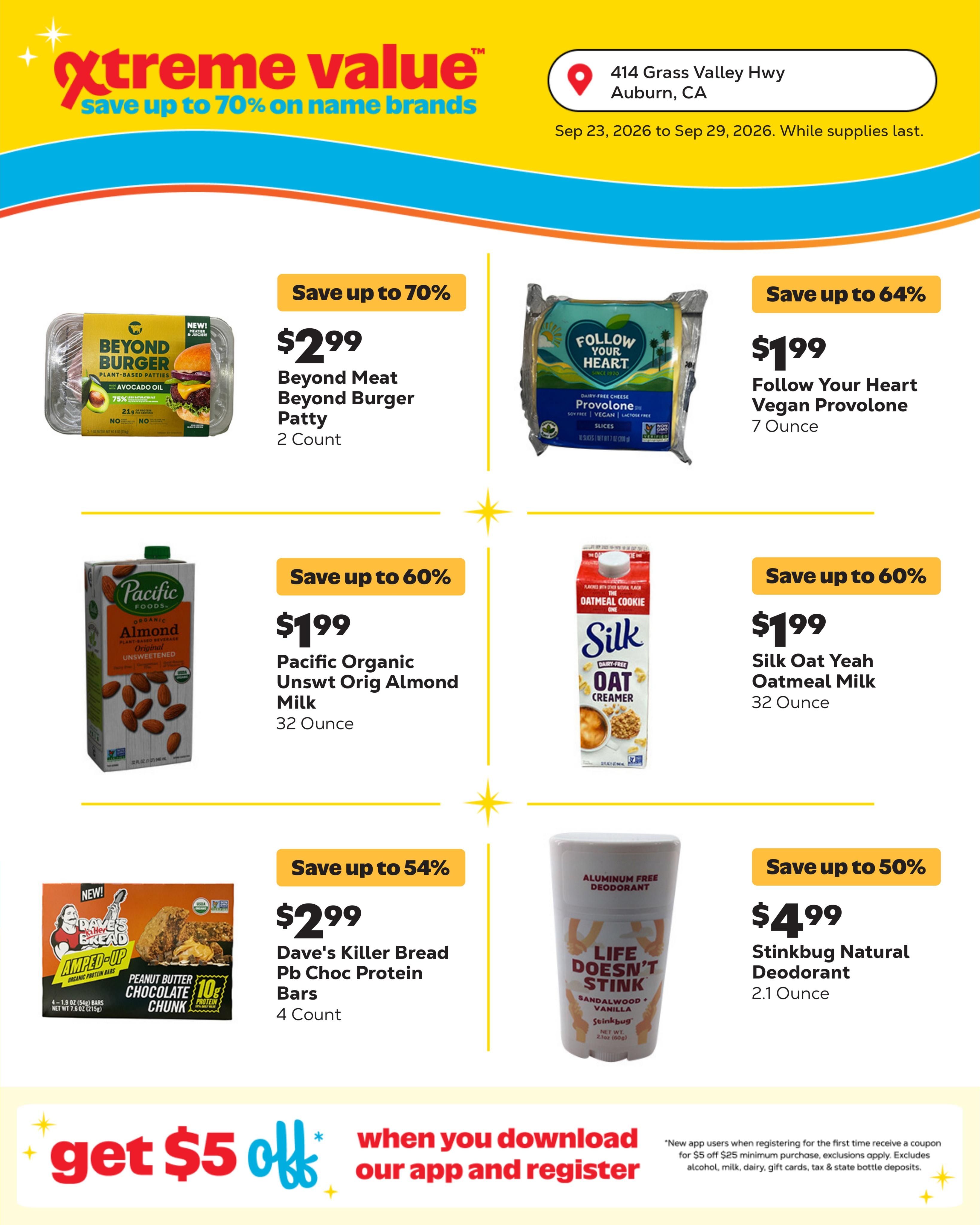 Grocery Outlet (Newcastle Area, CA) Weekly Ad September 23 - 29, 2026