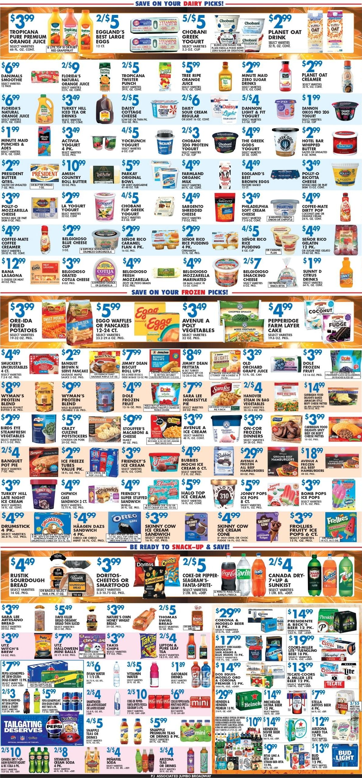 Associated Supermarkets (Ridgefield Park Area, NJ) Weekly Ad September 25 - October 1, 2026