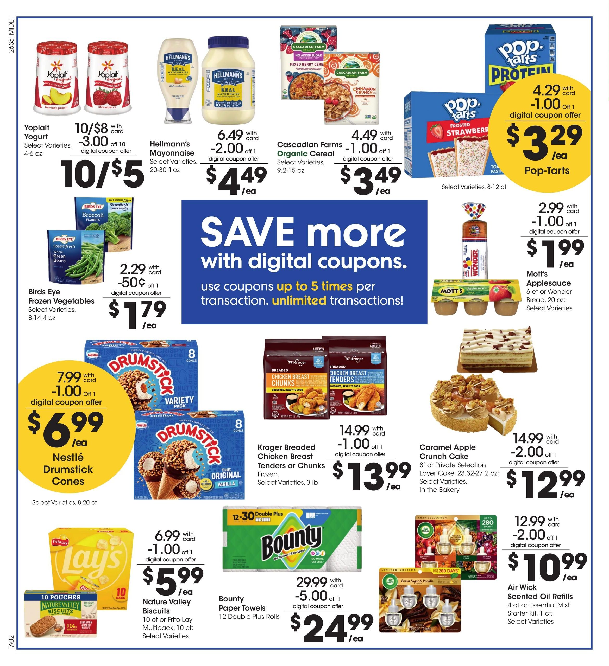 Kroger (Ann Arbor Area, MI) Weekly Ad September 30 - October 6, 2026
