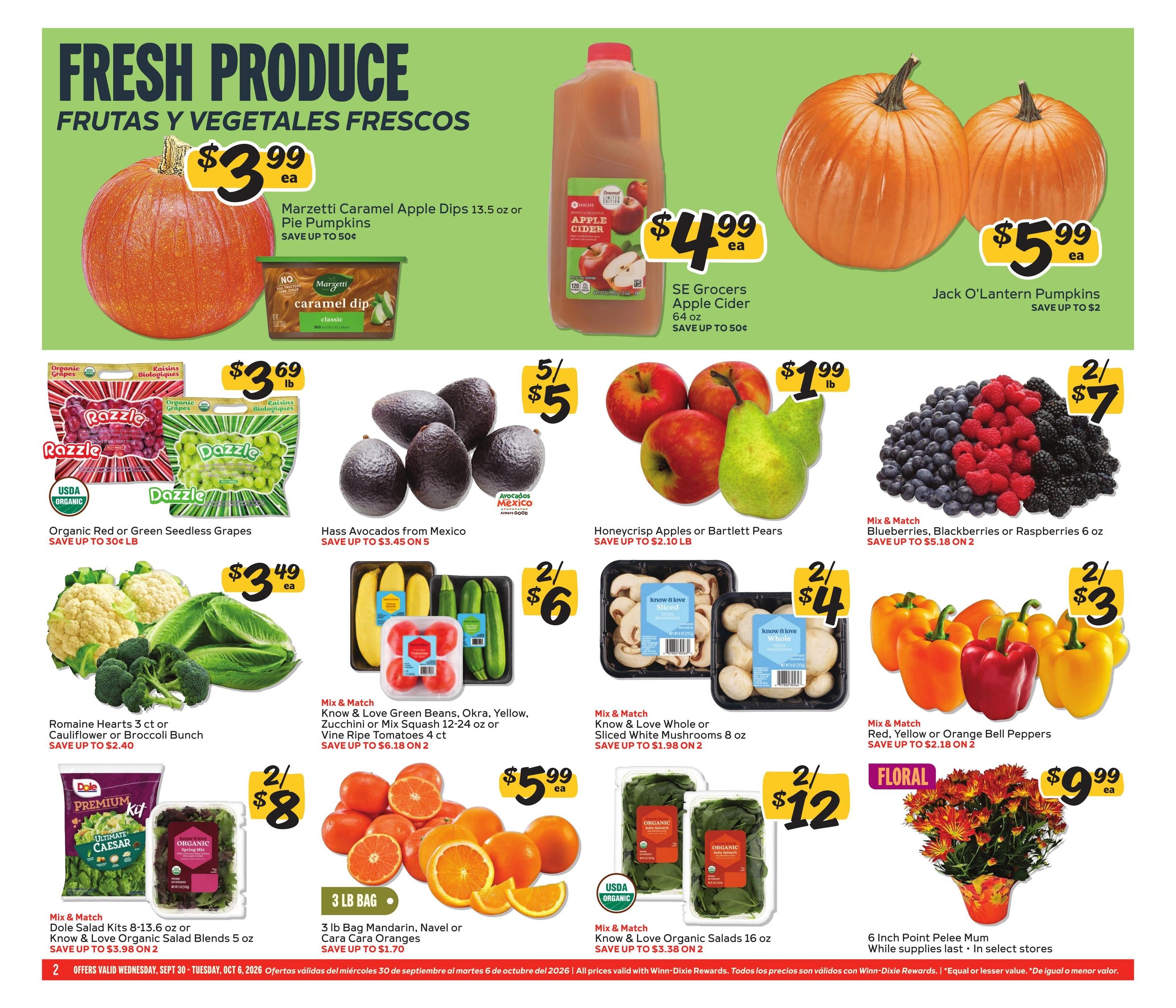 Winn-Dixie (Boca Raton Area, FL) Weekly Ad September 30 - October 6, 2026