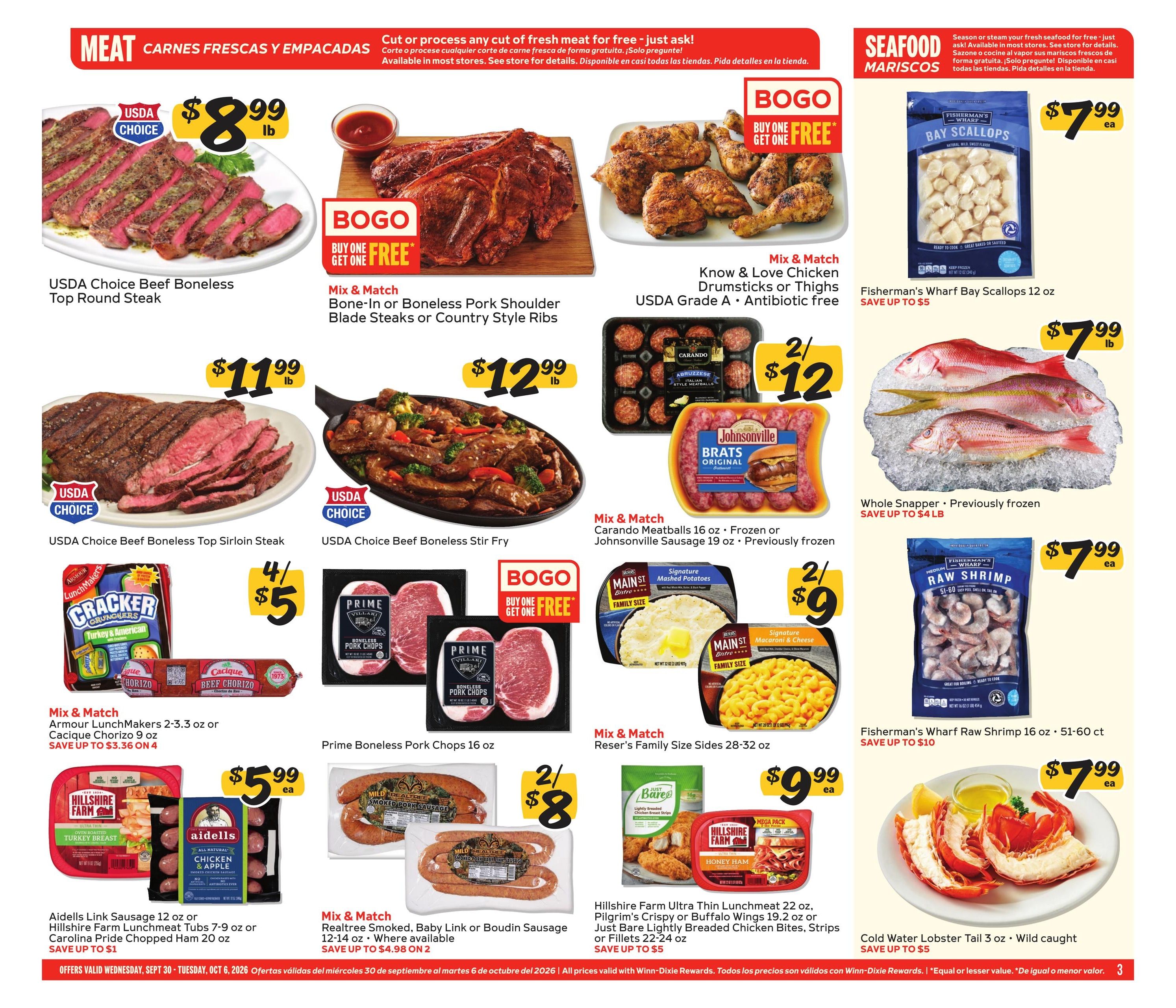 Winn-Dixie (Boca Raton Area, FL) Weekly Ad September 30 - October 6, 2026