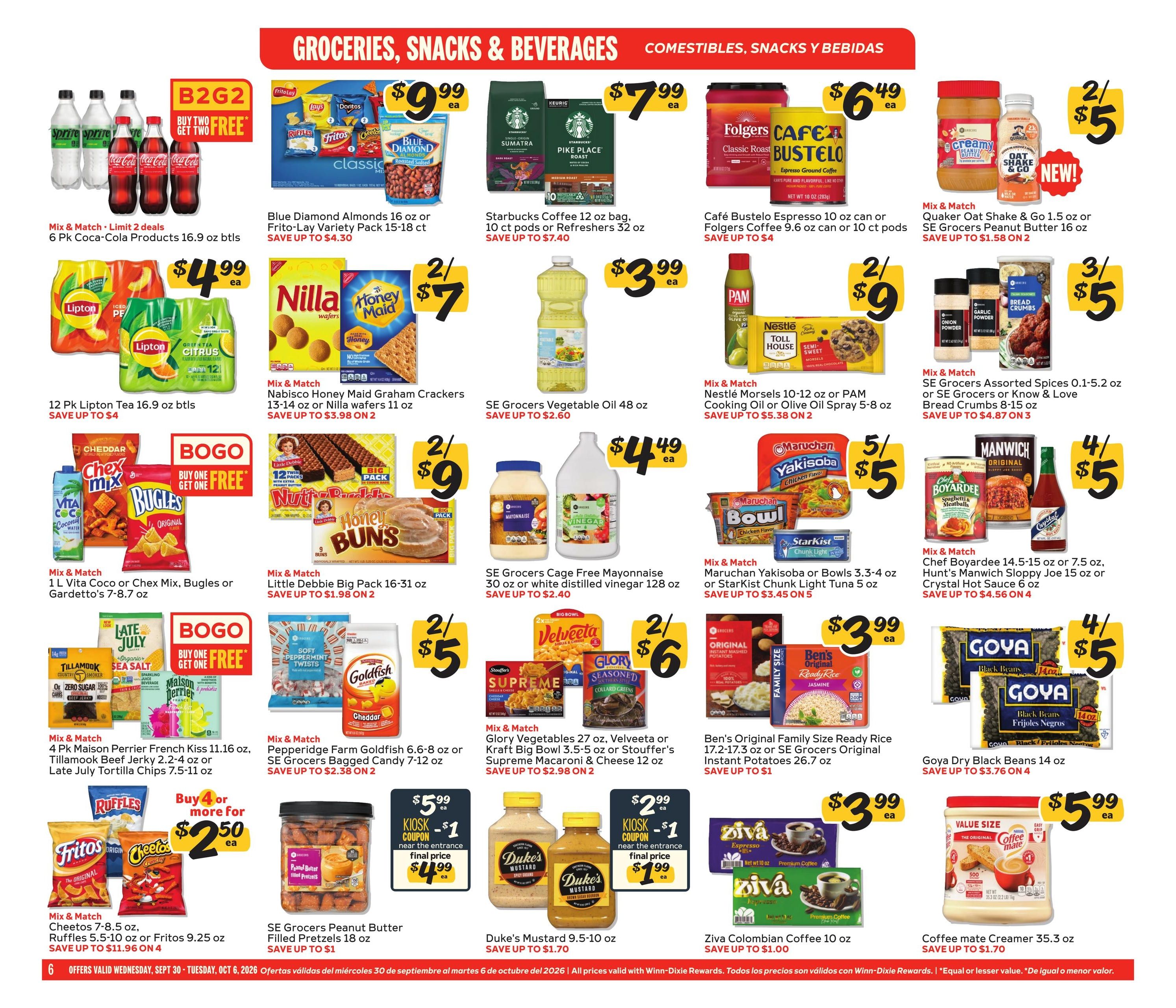 Winn-Dixie (Boca Raton Area, FL) Weekly Ad September 30 - October 6, 2026
