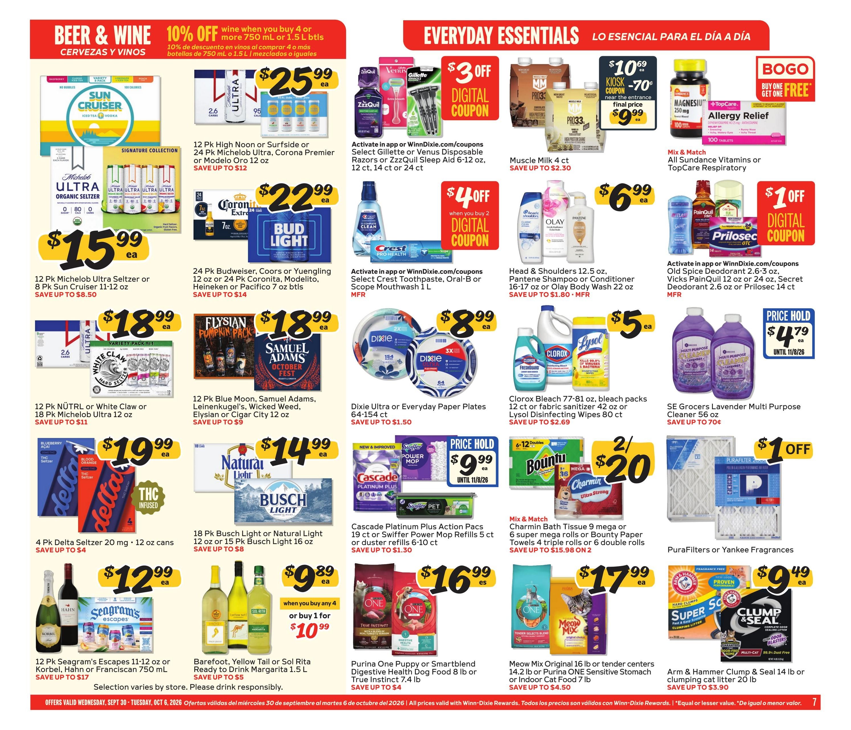 Winn-Dixie (Boca Raton Area, FL) Weekly Ad September 30 - October 6, 2026