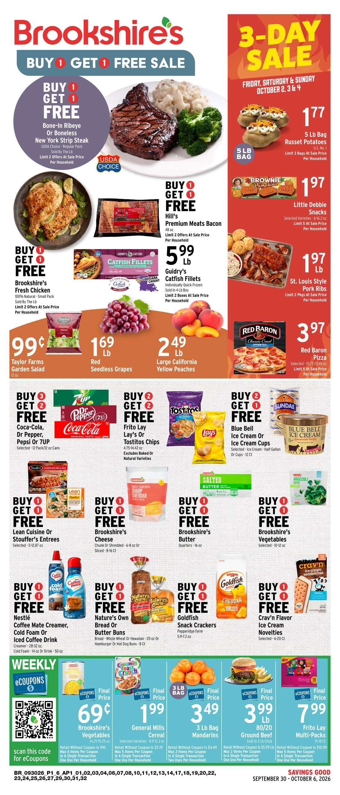 Brookshire's (Cedar Hill-Wylie Area, TX) Weekly Ad September 30 - October 6, 2026