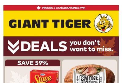 Giant Tiger (West) Flyer September 30 to October 6