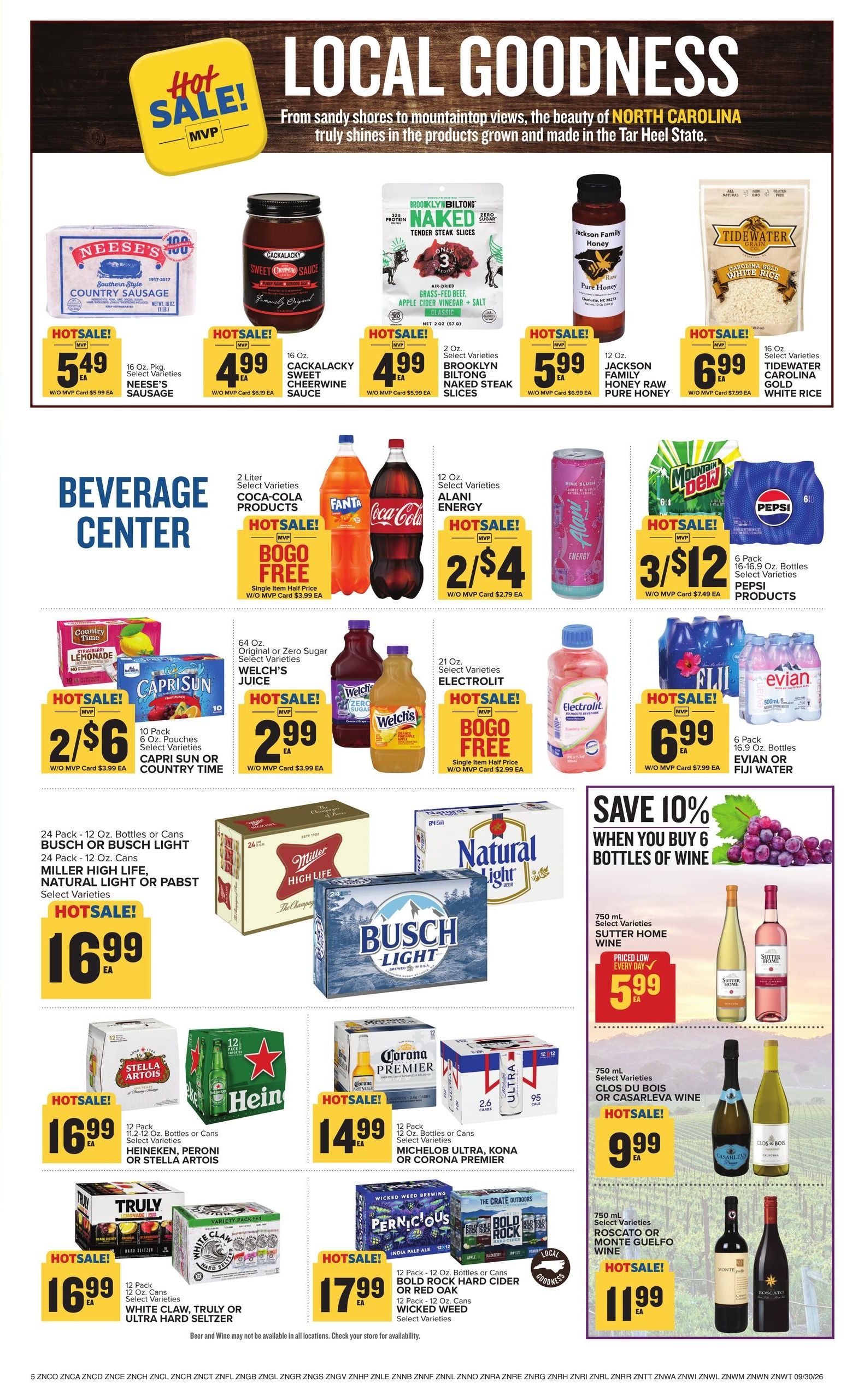 Food Lion (Cary-Raleigh Area, NC) Weekly Ad September 30 - October 6, 2026