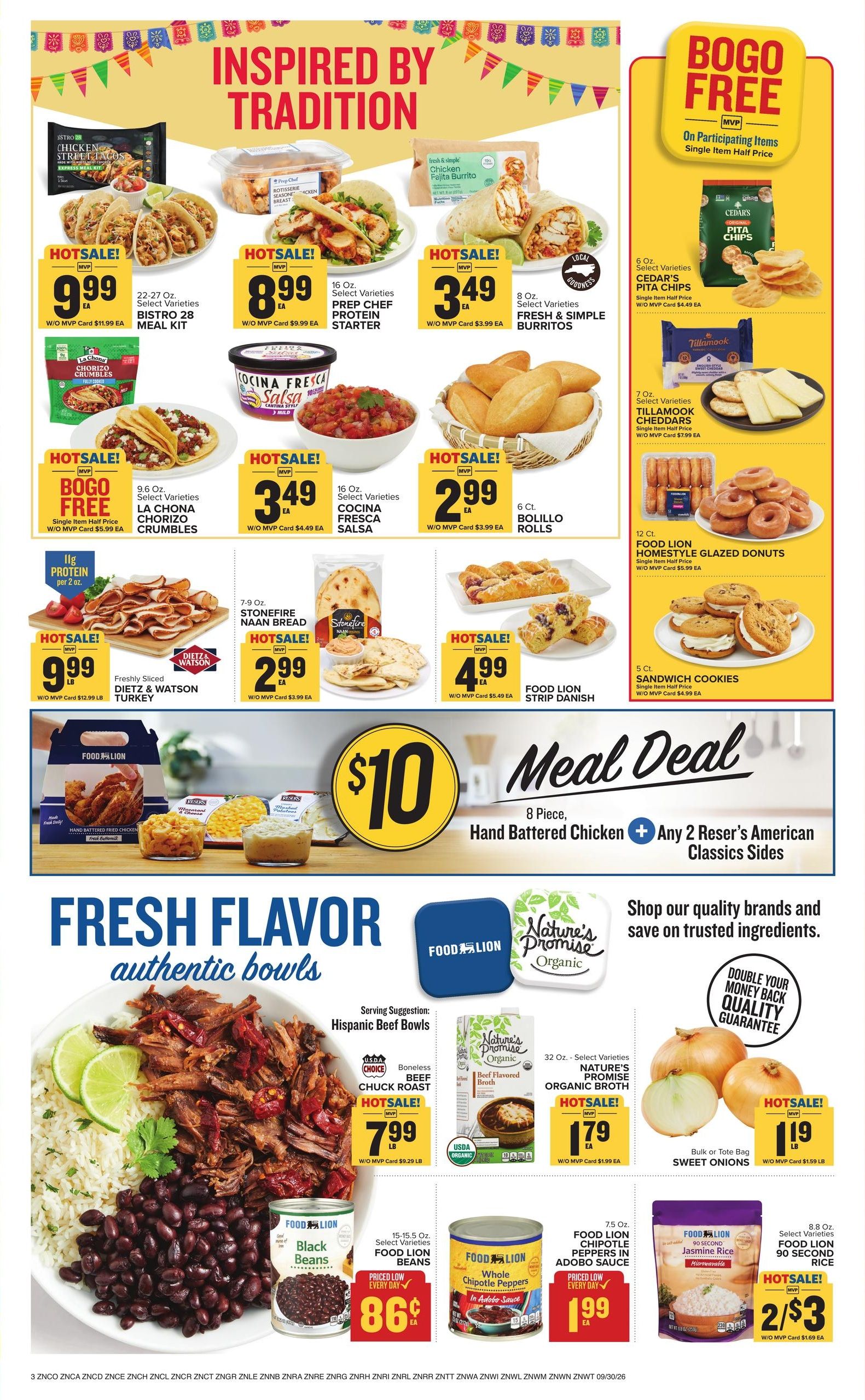 Food Lion (Cary-Raleigh Area, NC) Weekly Ad September 30 - October 6, 2026