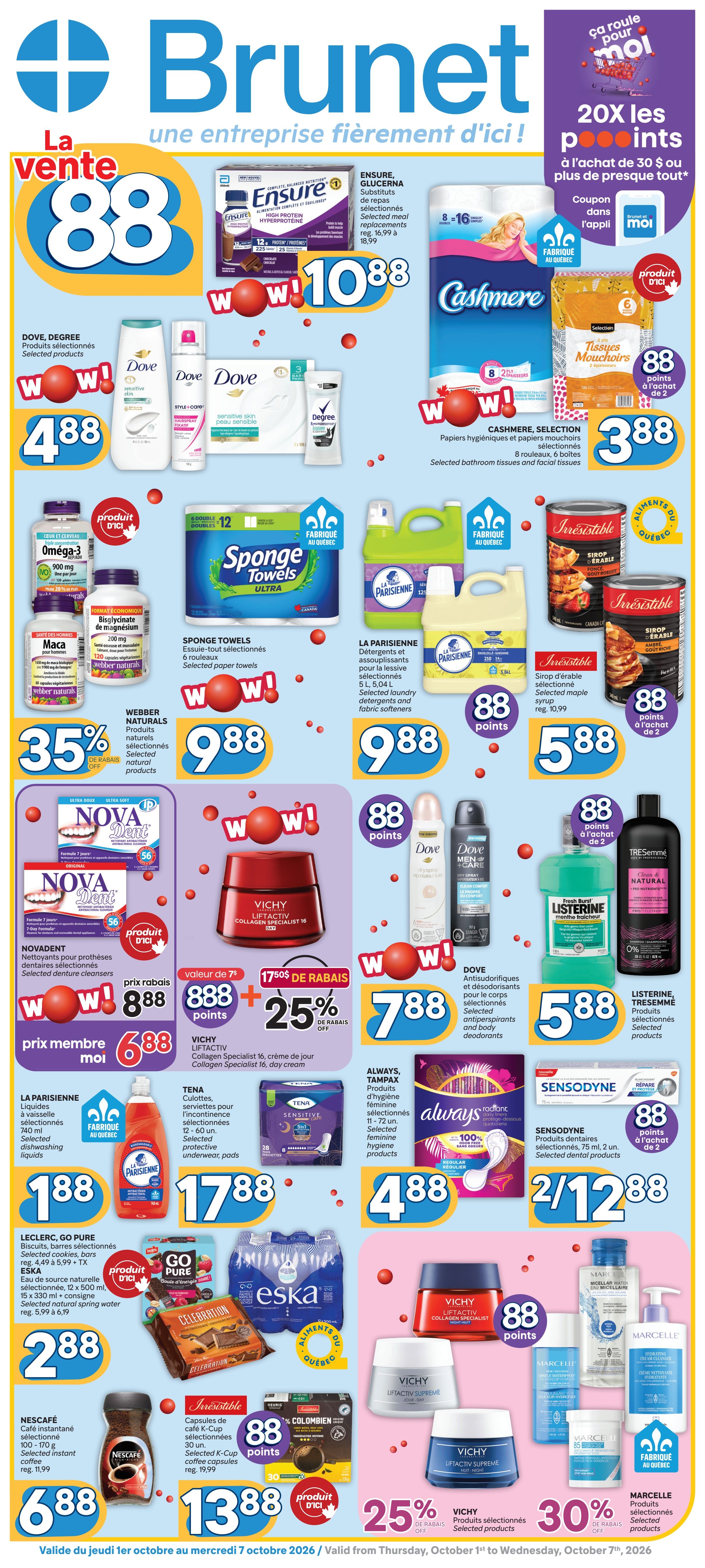 Brunet Flyer October 1 to 7