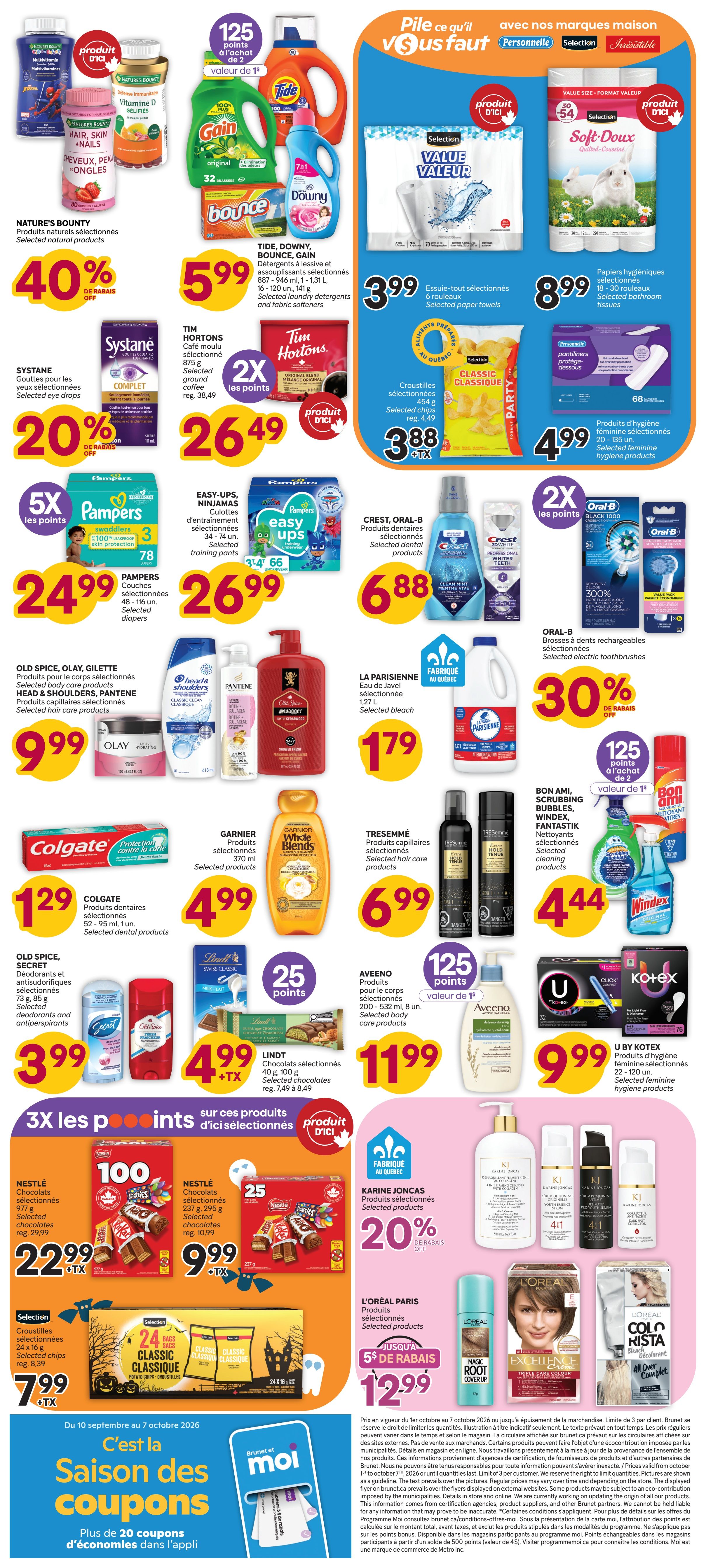 Brunet Flyer October 1 to 7