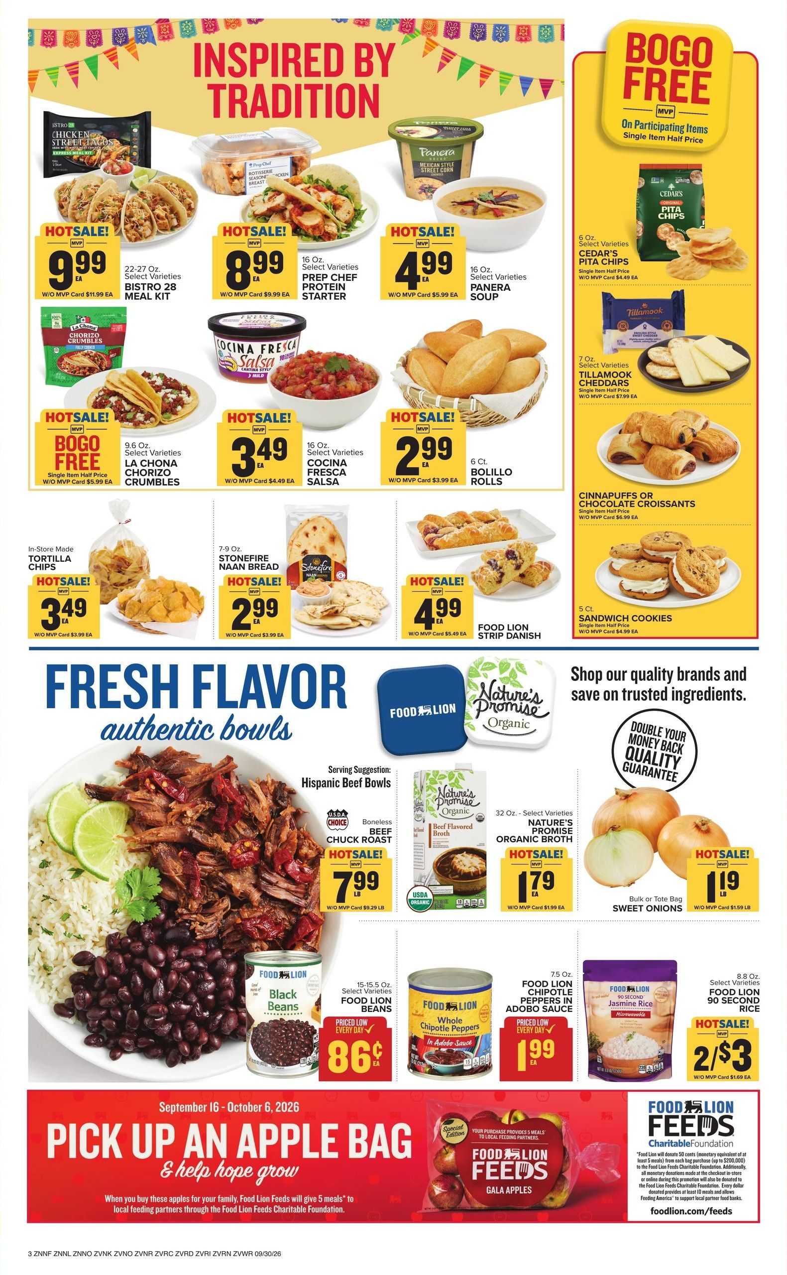 Food Lion (Lignum Area, VA) Weekly Ad September 30 - October 6, 2026