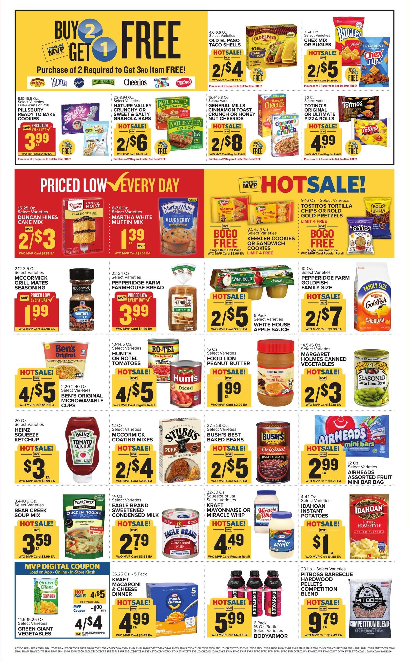 Food Lion (Lignum Area, VA) Weekly Ad September 30 - October 6, 2026