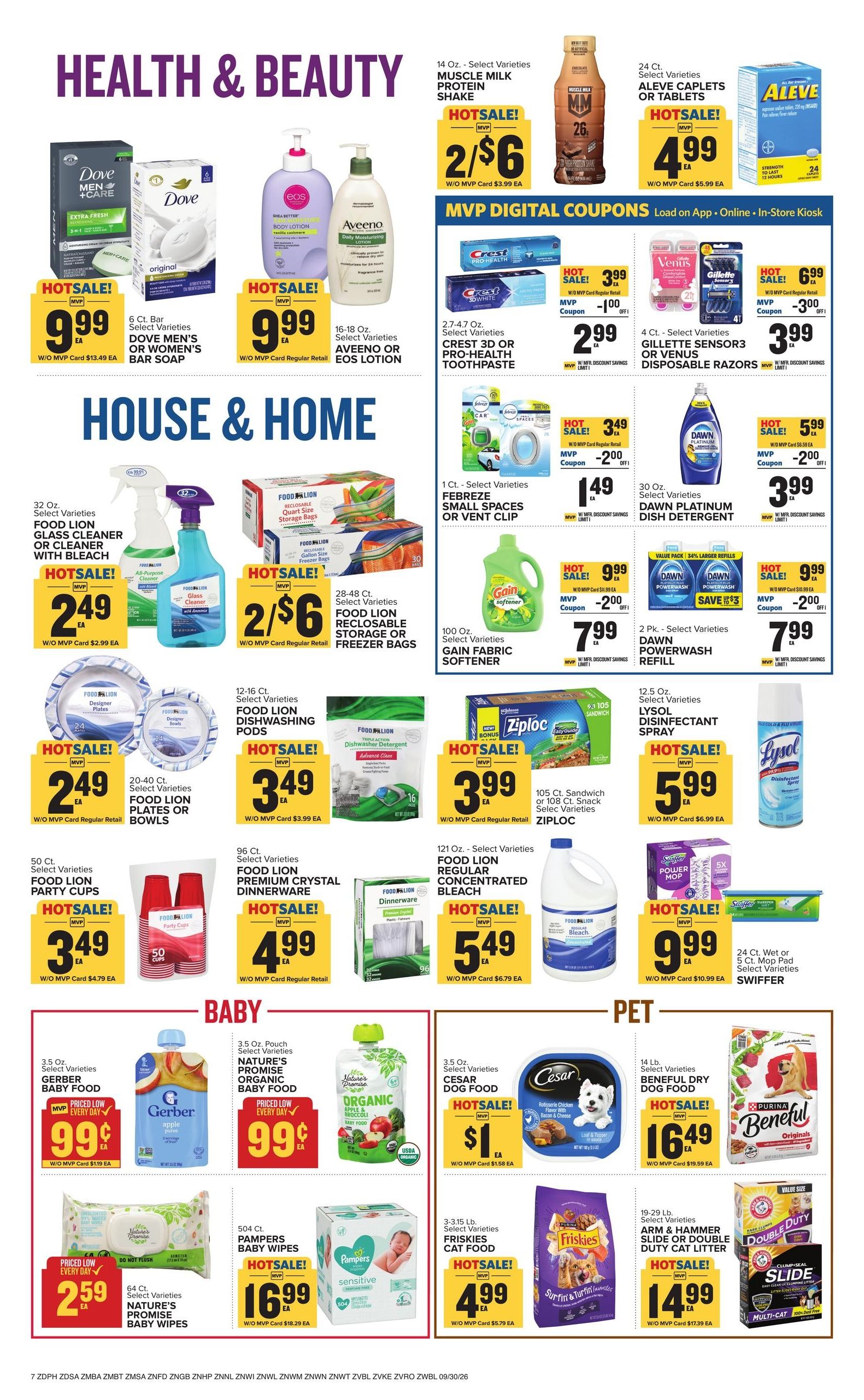 Food Lion (Salisbury Area, MD) Weekly Ad September 30 - October 6, 2026