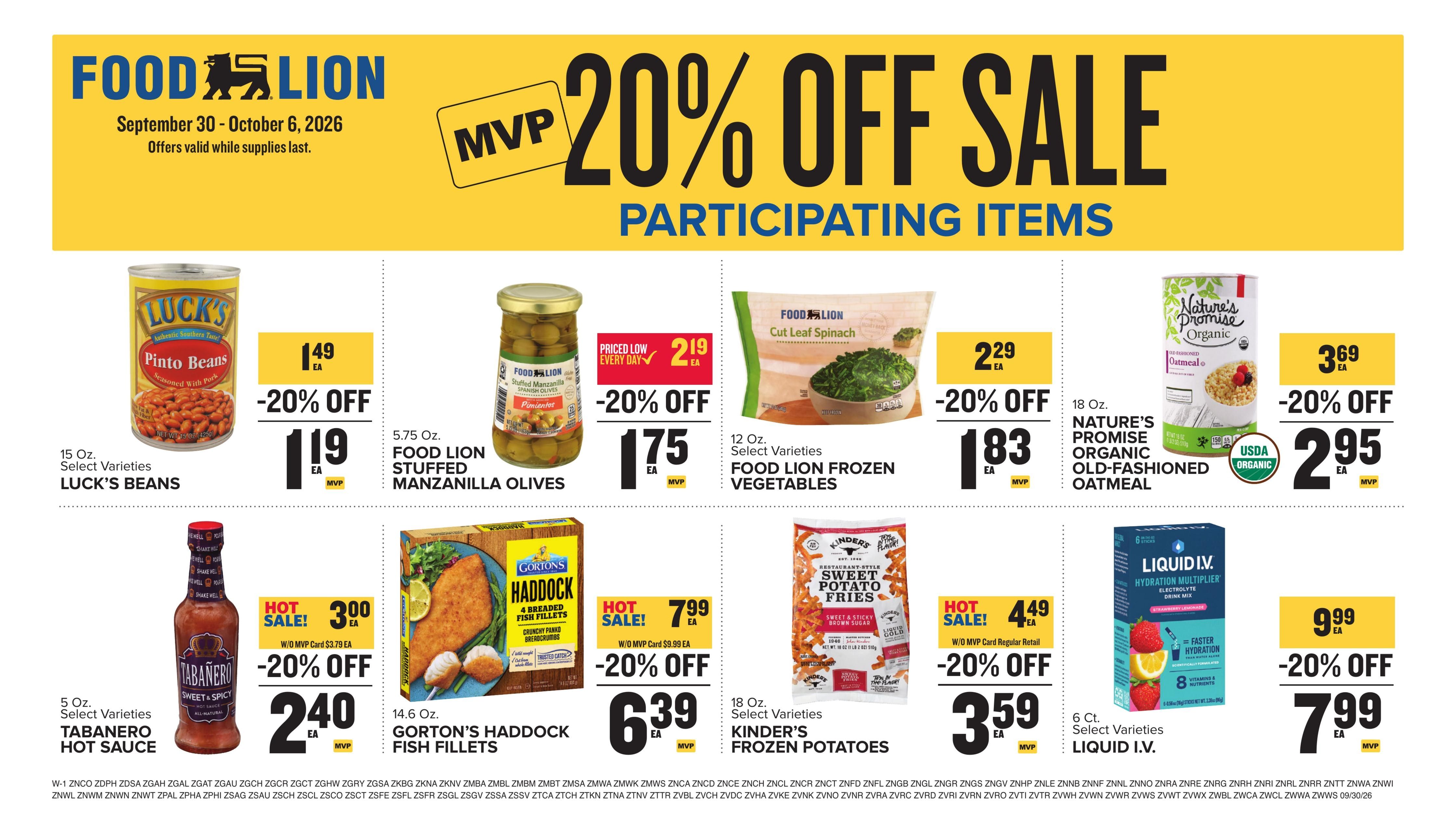 Food Lion (Salisbury Area, MD) Weekly Ad September 30 - October 6, 2026
