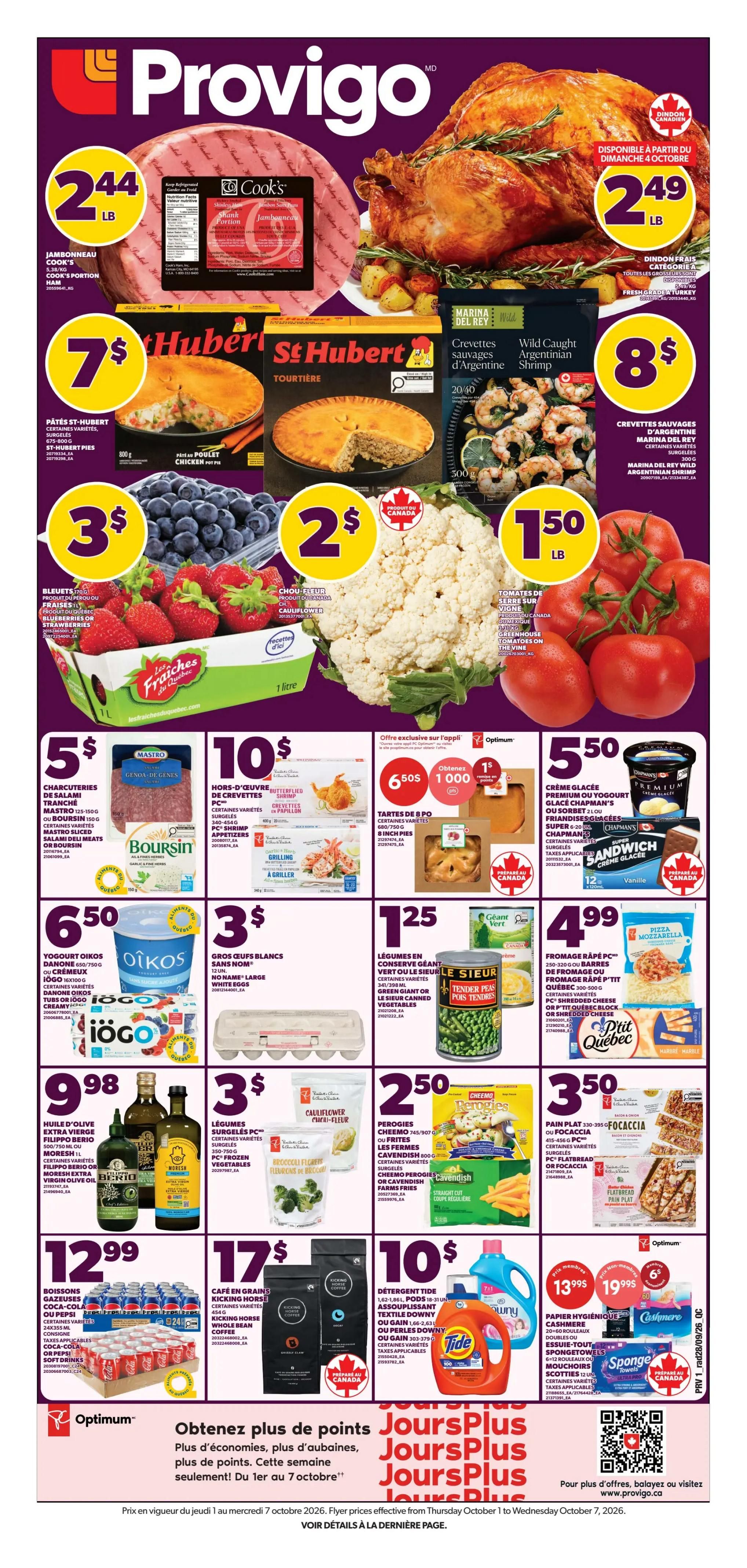 Provigo Flyer October 1 to 7
