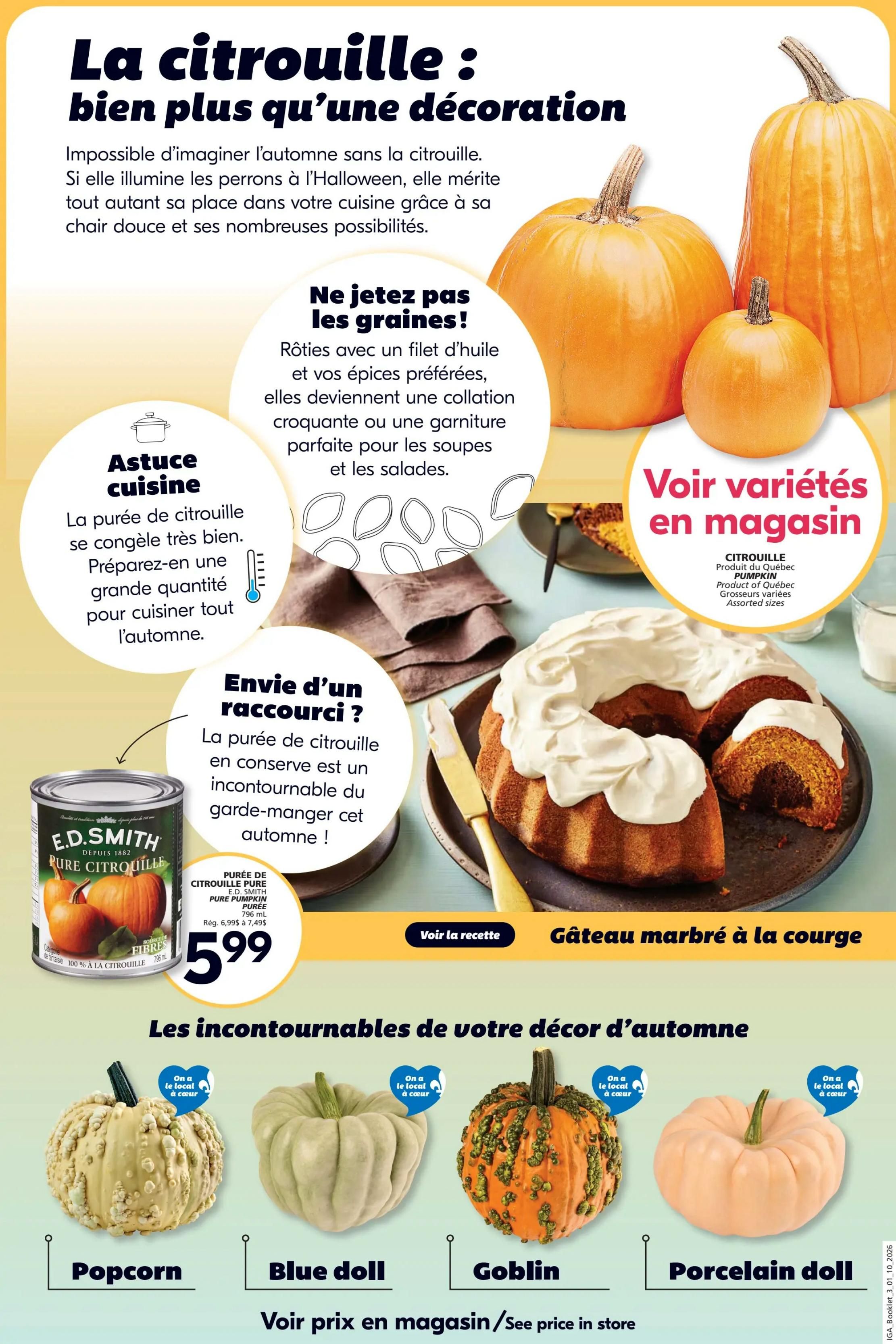 IGA (QC) Flyer October 1 to 7