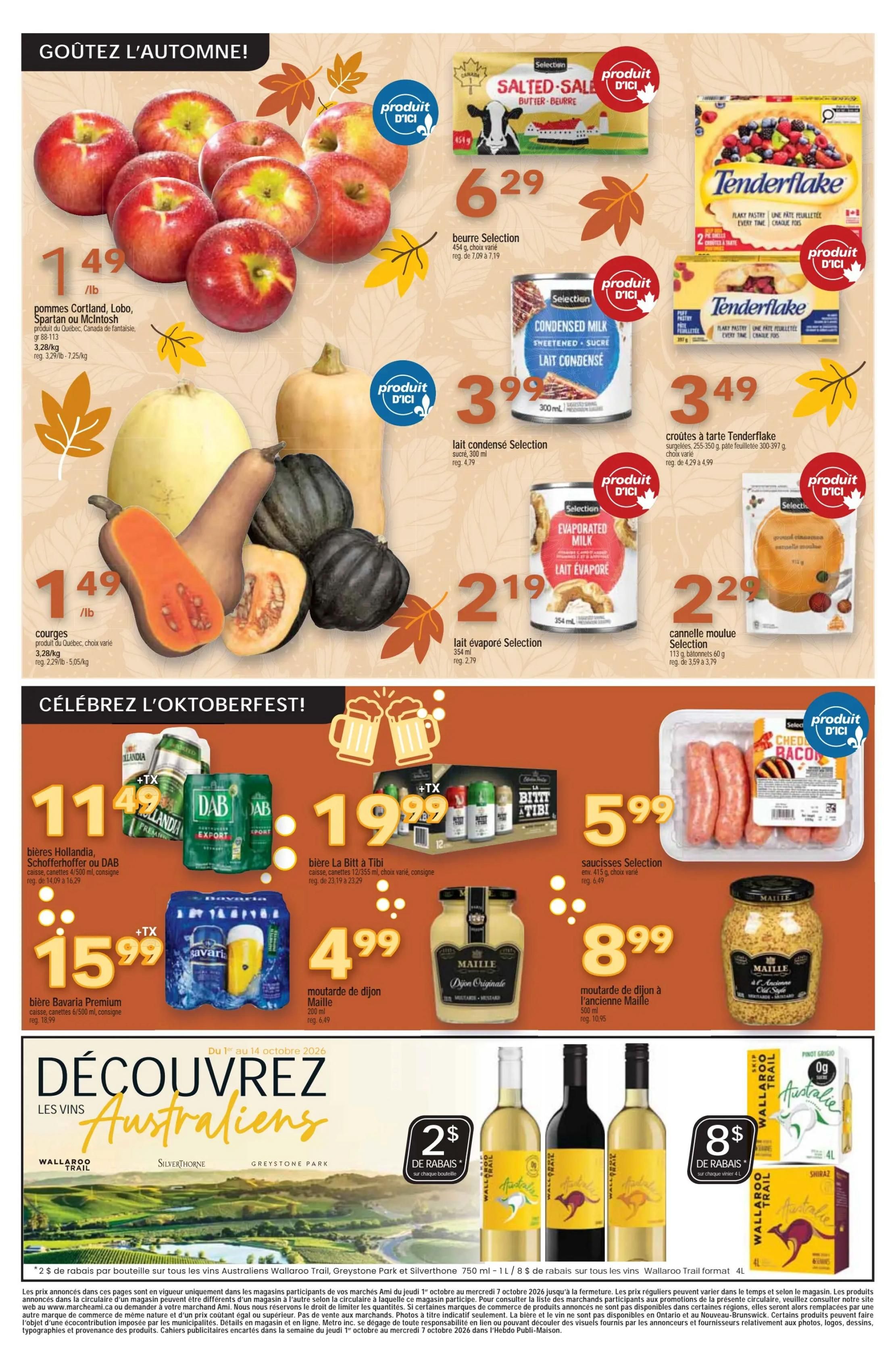 Marche Ami Flyer October 1 to 7