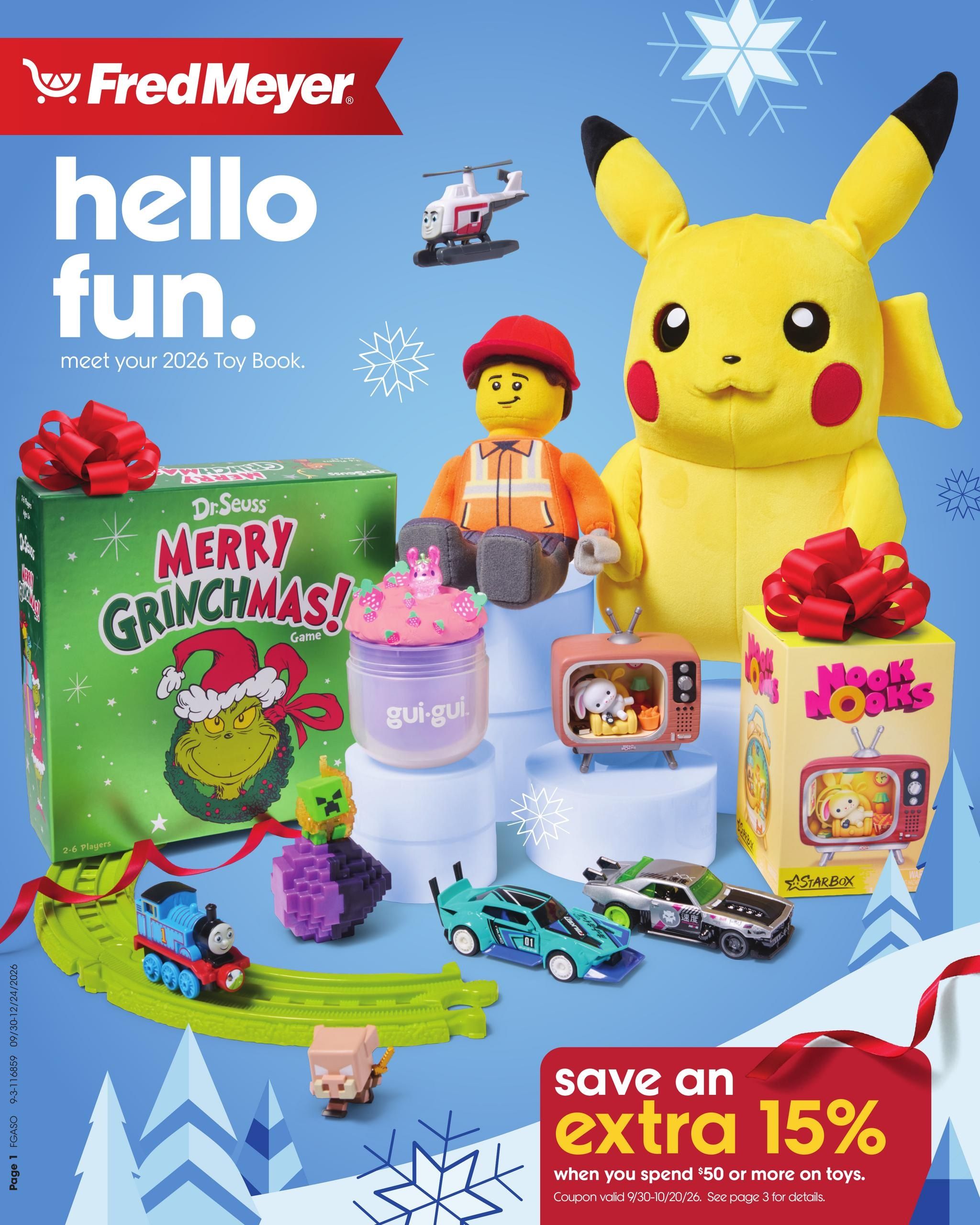 Fred Meyer Home & Apparel Weekly Ad September 30 - December 24, 2026