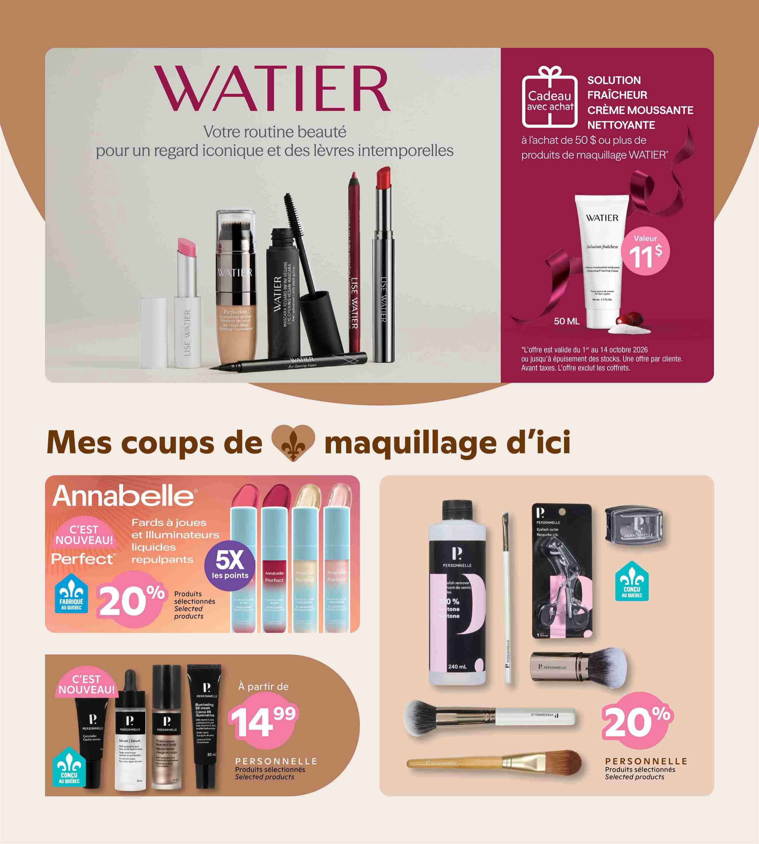 Brunet Beauty Flyer October 1 to 14