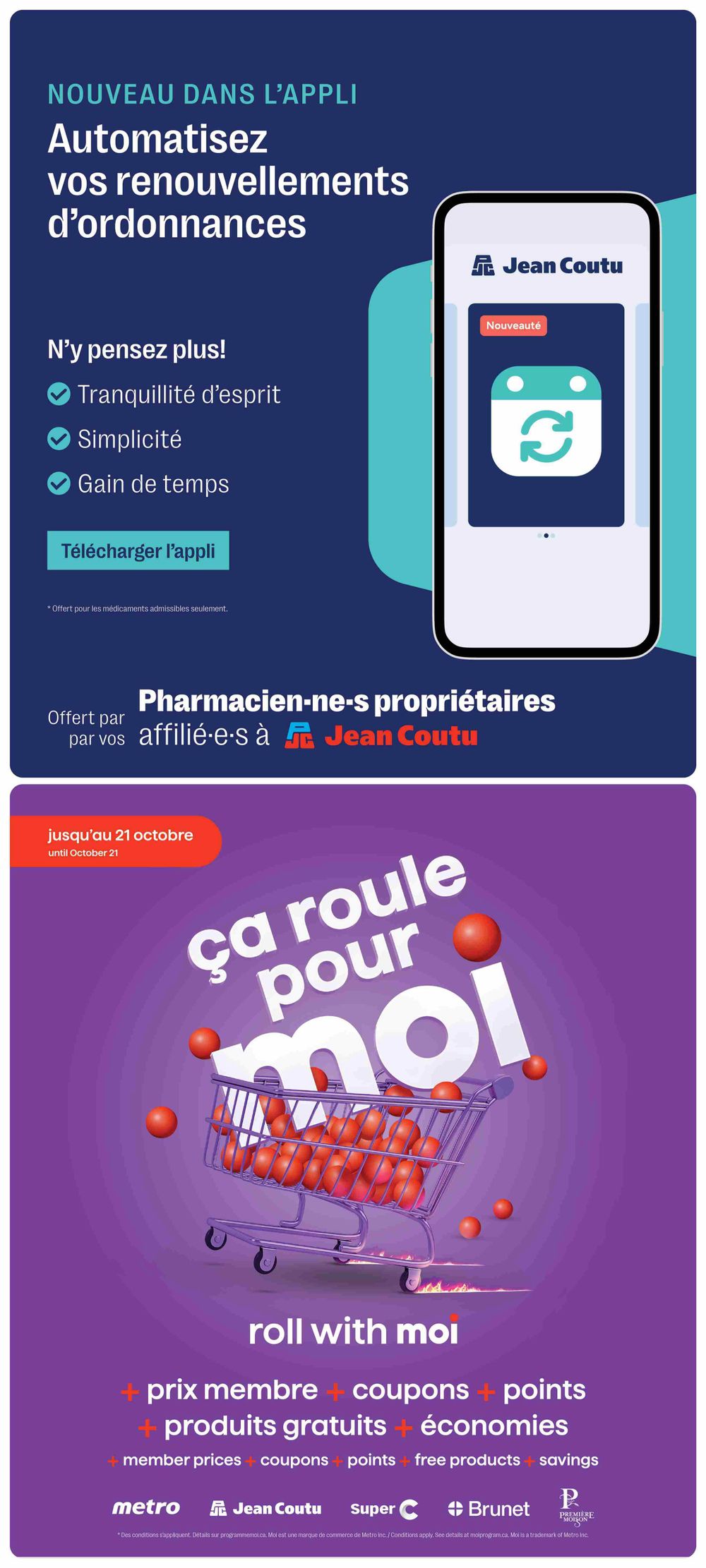 Jean Coutu Flyer October 1 to 7