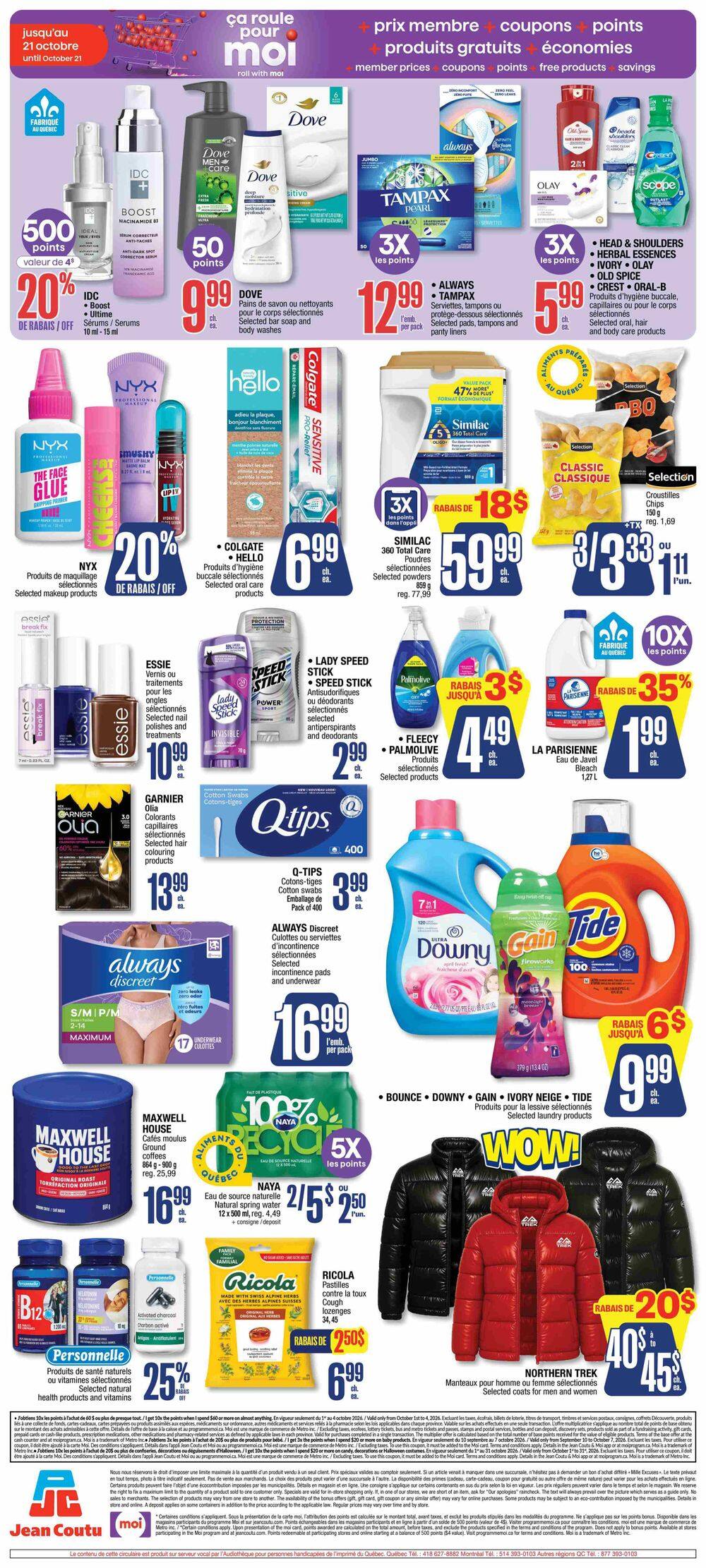 Jean Coutu Flyer October 1 to 7