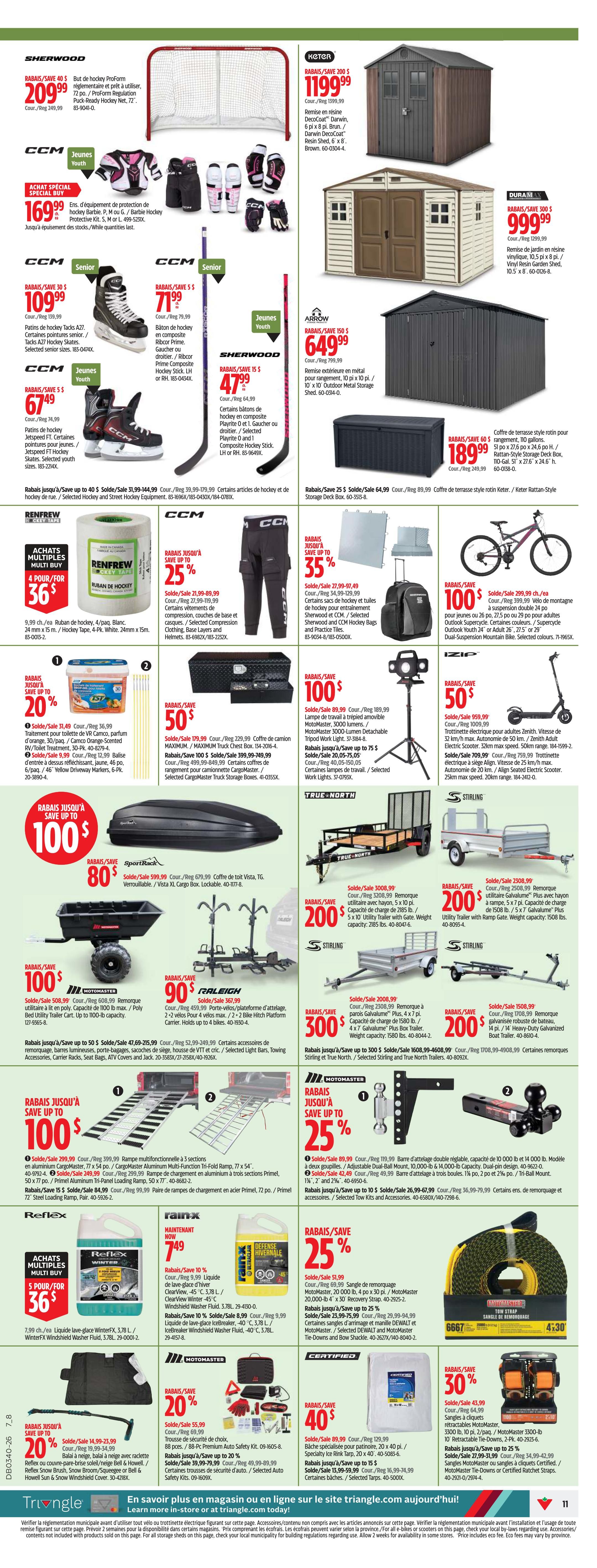 Canadian Tire (QC) Flyer October 1 to 7