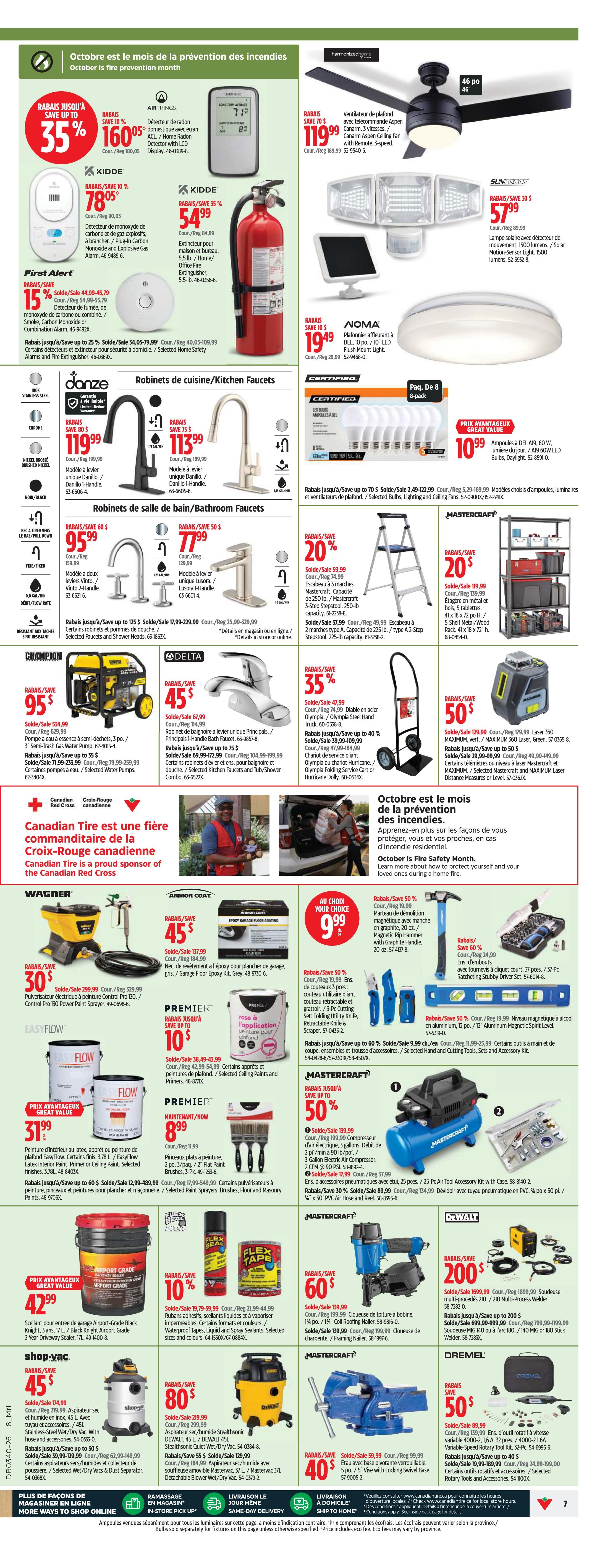 Canadian Tire (QC) Flyer October 1 to 7