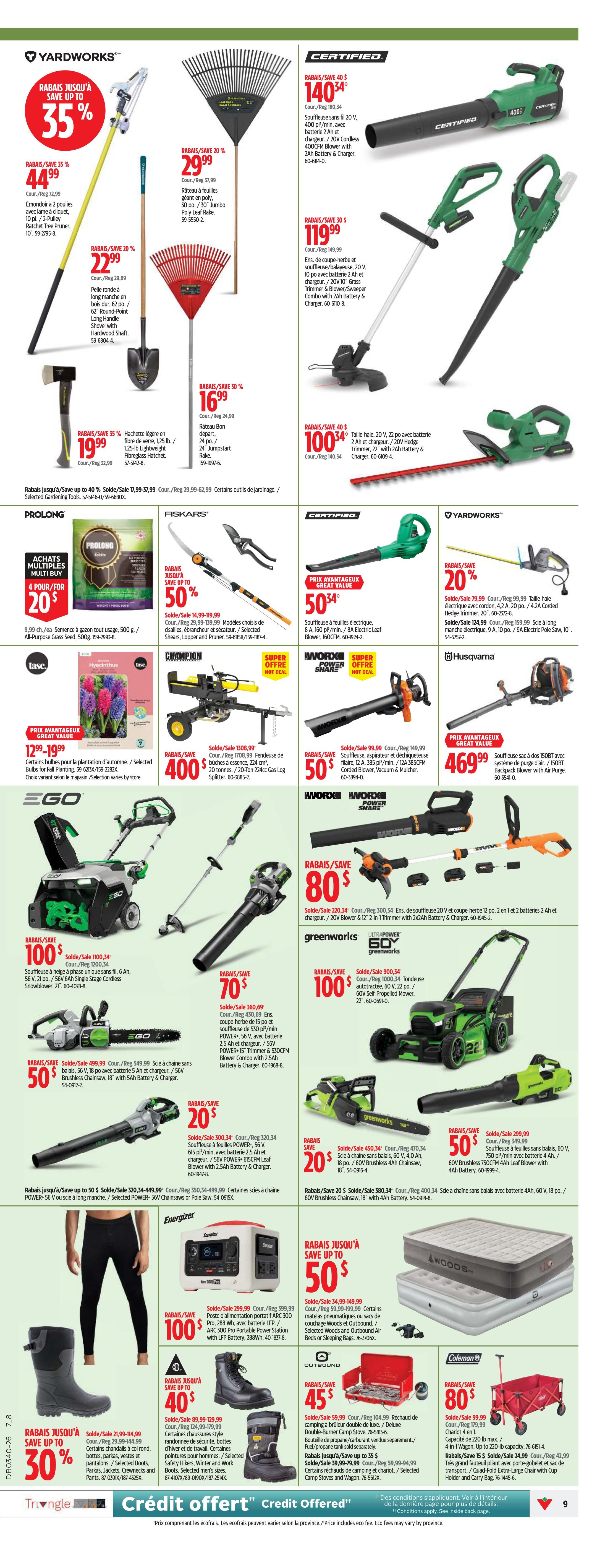 Canadian Tire (QC) Flyer October 1 to 7