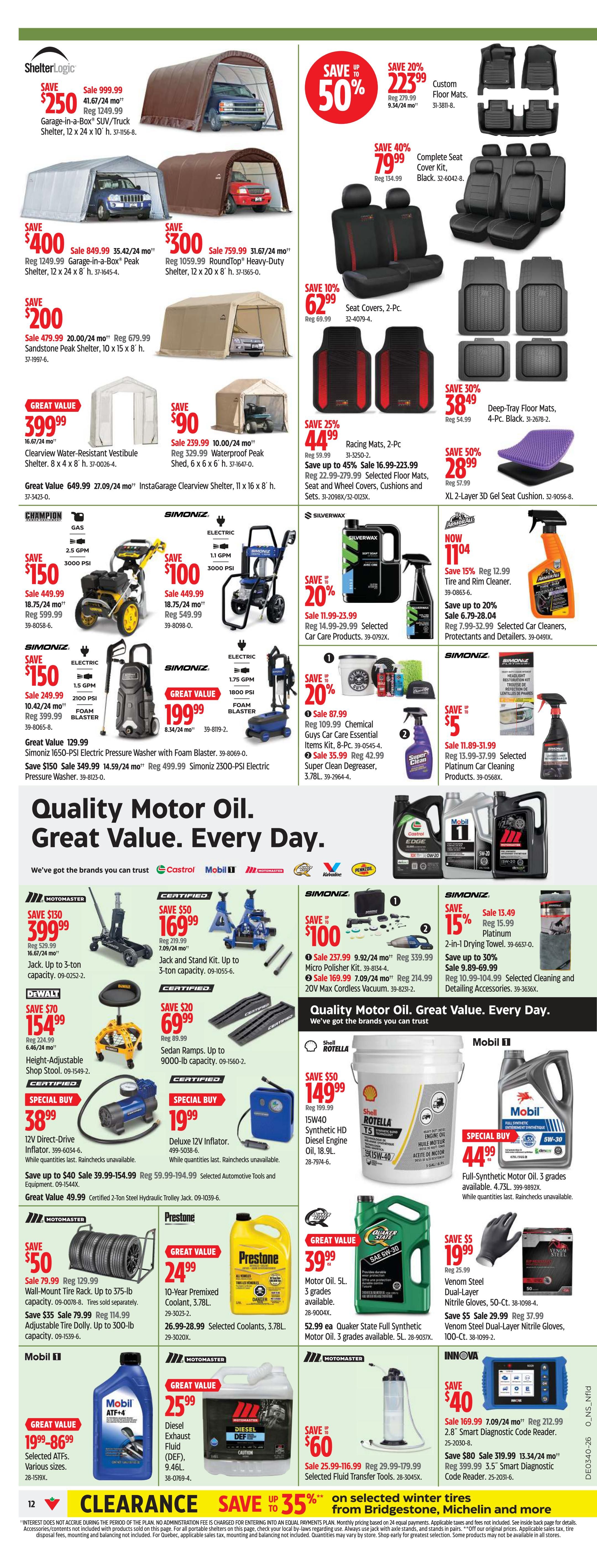 Canadian Tire (Atlantic) Flyer October 1 to 7