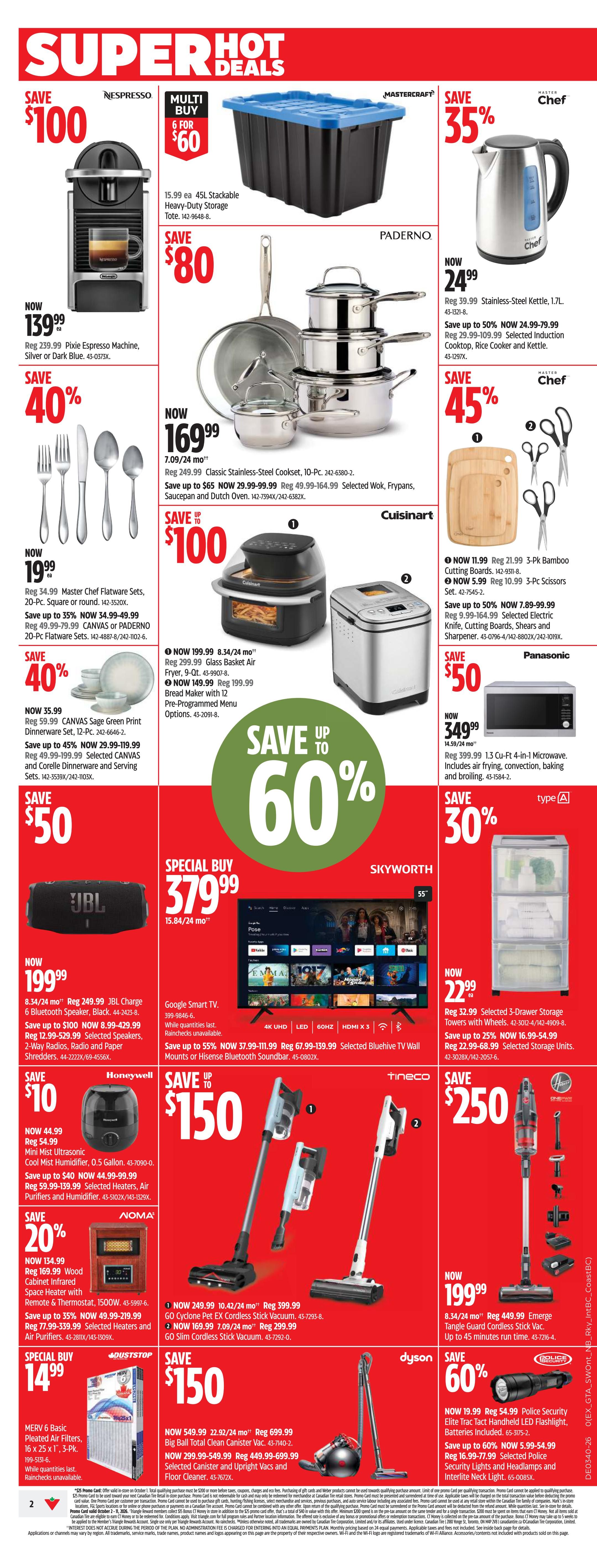 Canadian Tire (Atlantic) Flyer October 1 to 7