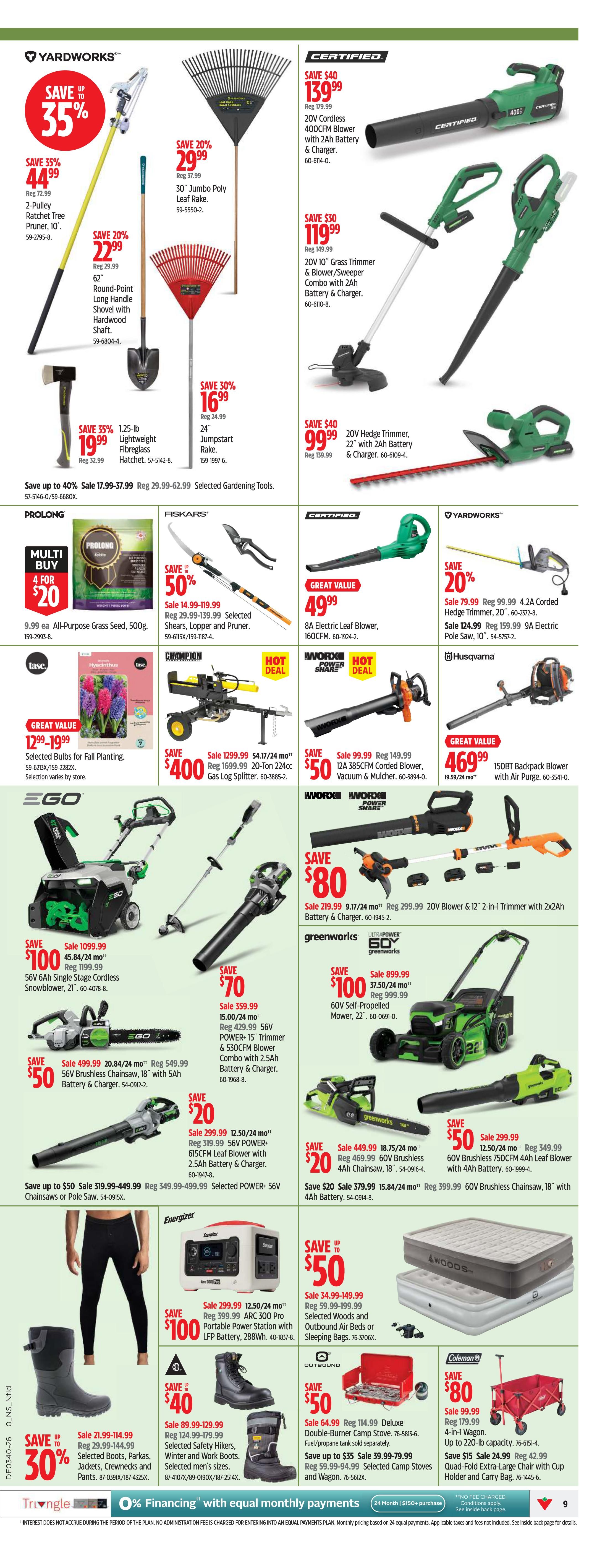 Canadian Tire (Atlantic) Flyer October 1 to 7