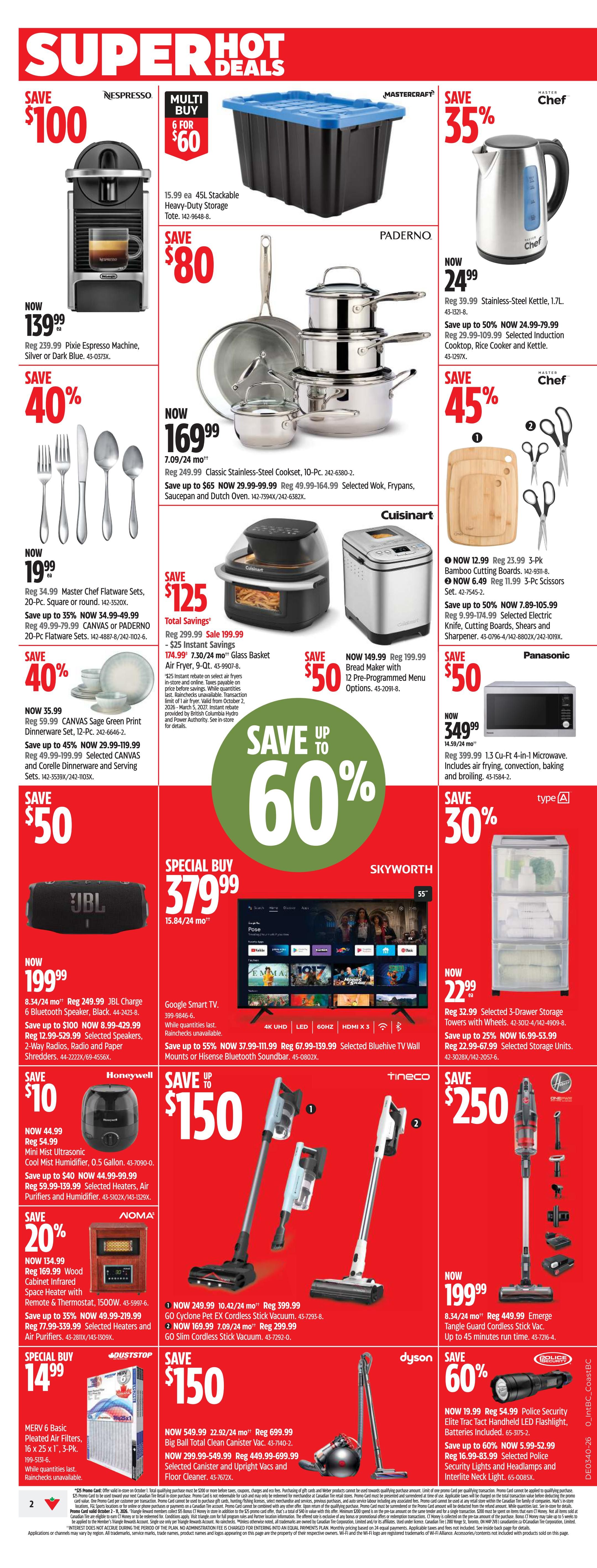 Canadian Tire (West) Flyer October 1 to 8