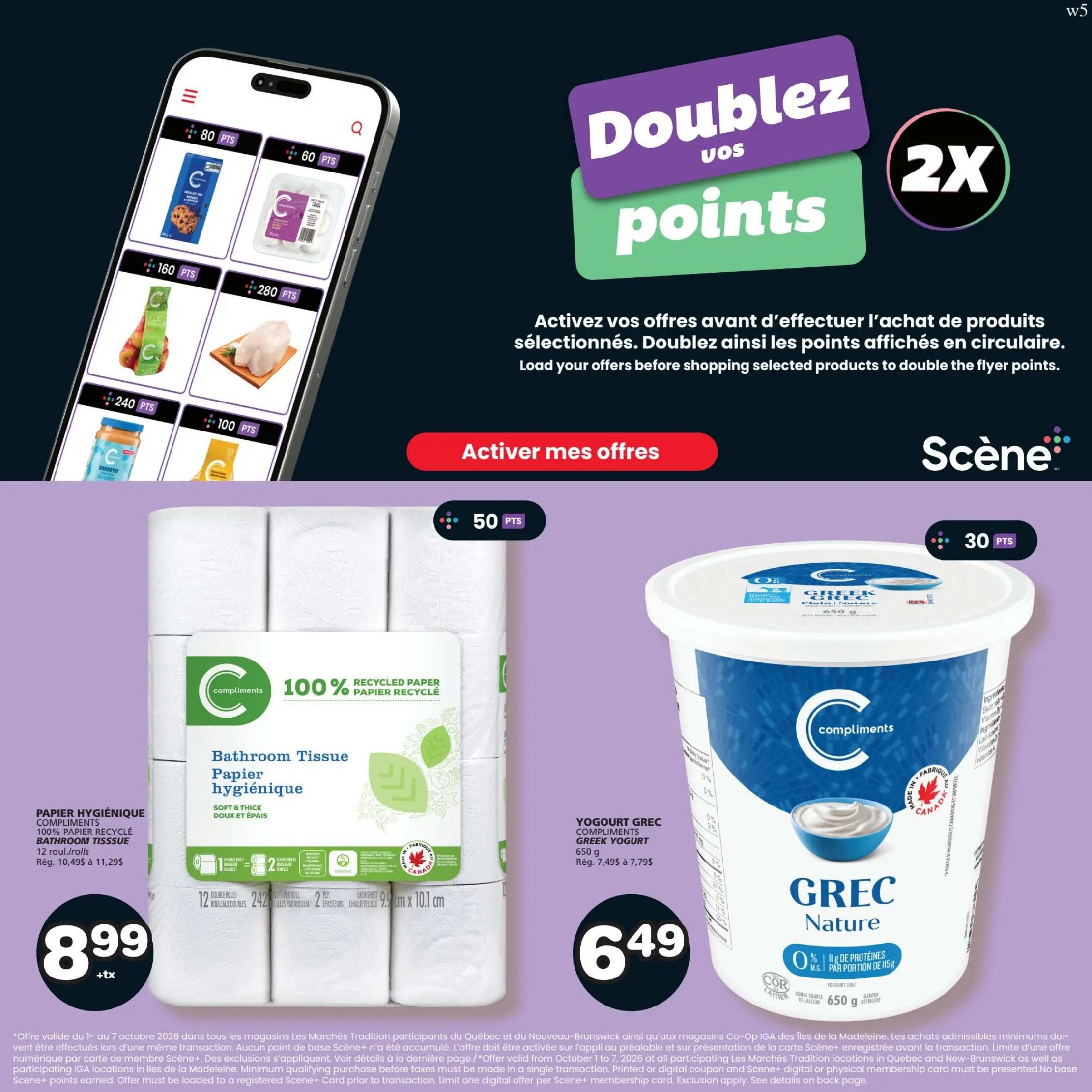 Coop IGA (QC) Flyer October 1 to 7