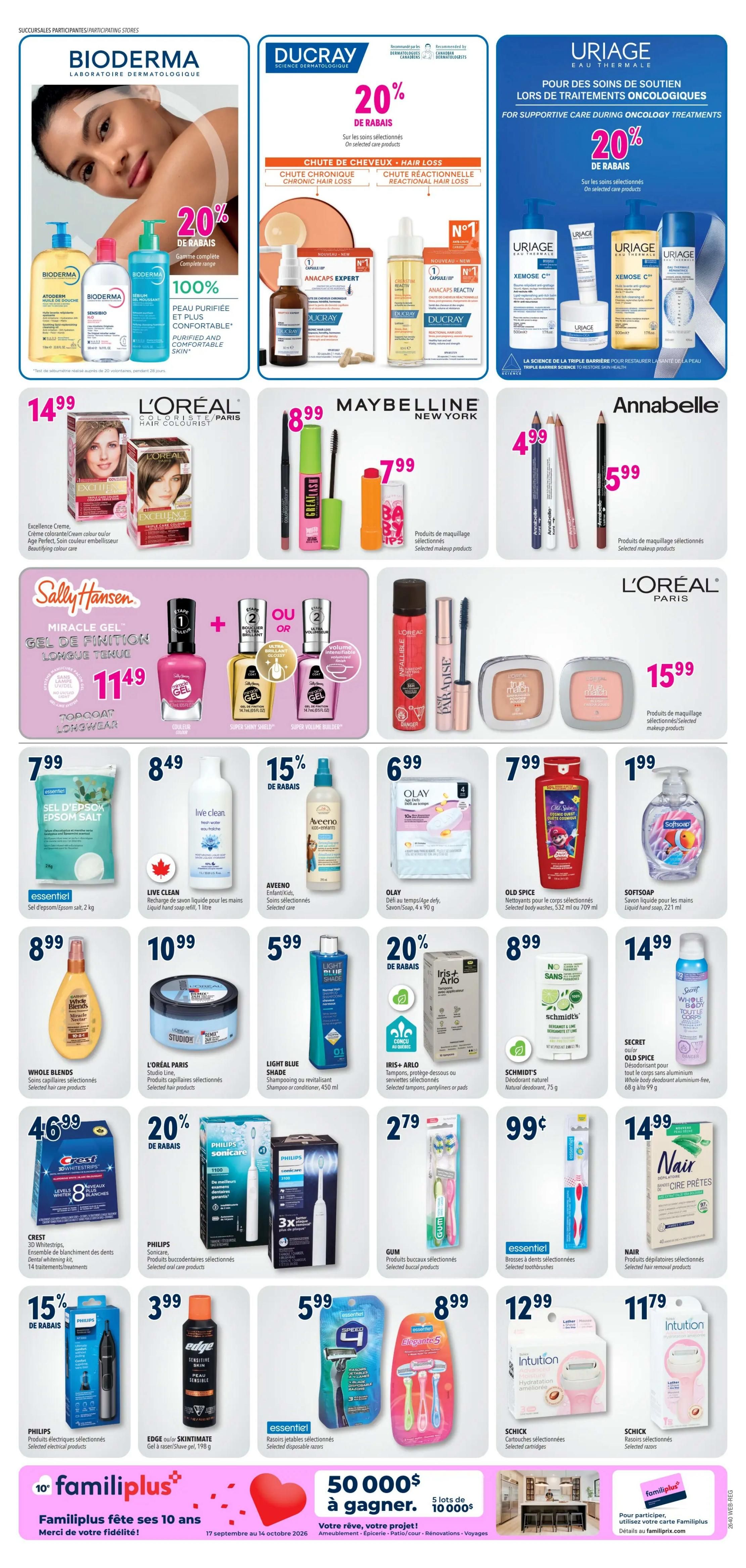 Familiprix Flyer October 1 to 7