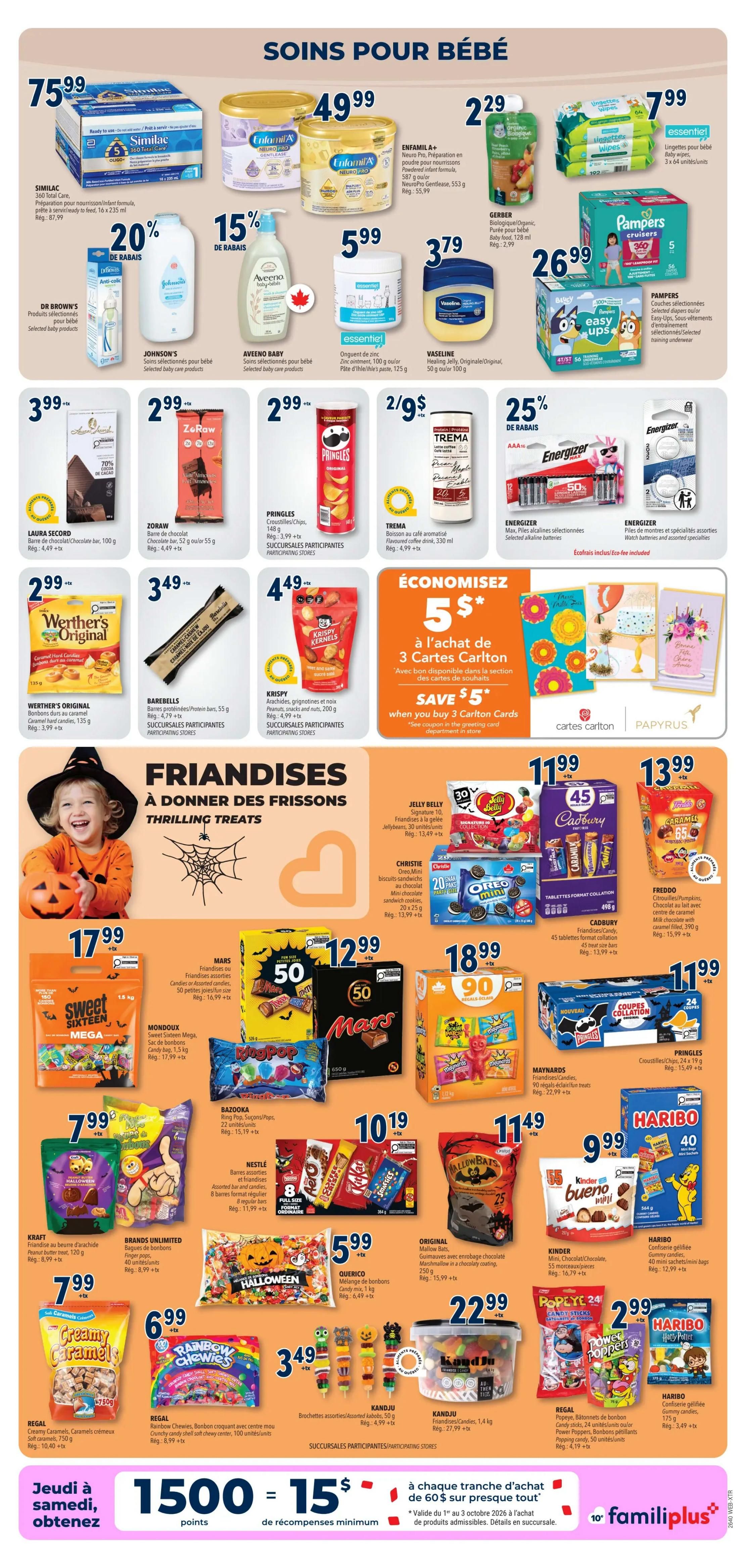 Familiprix Extra Flyer October 1 to 7