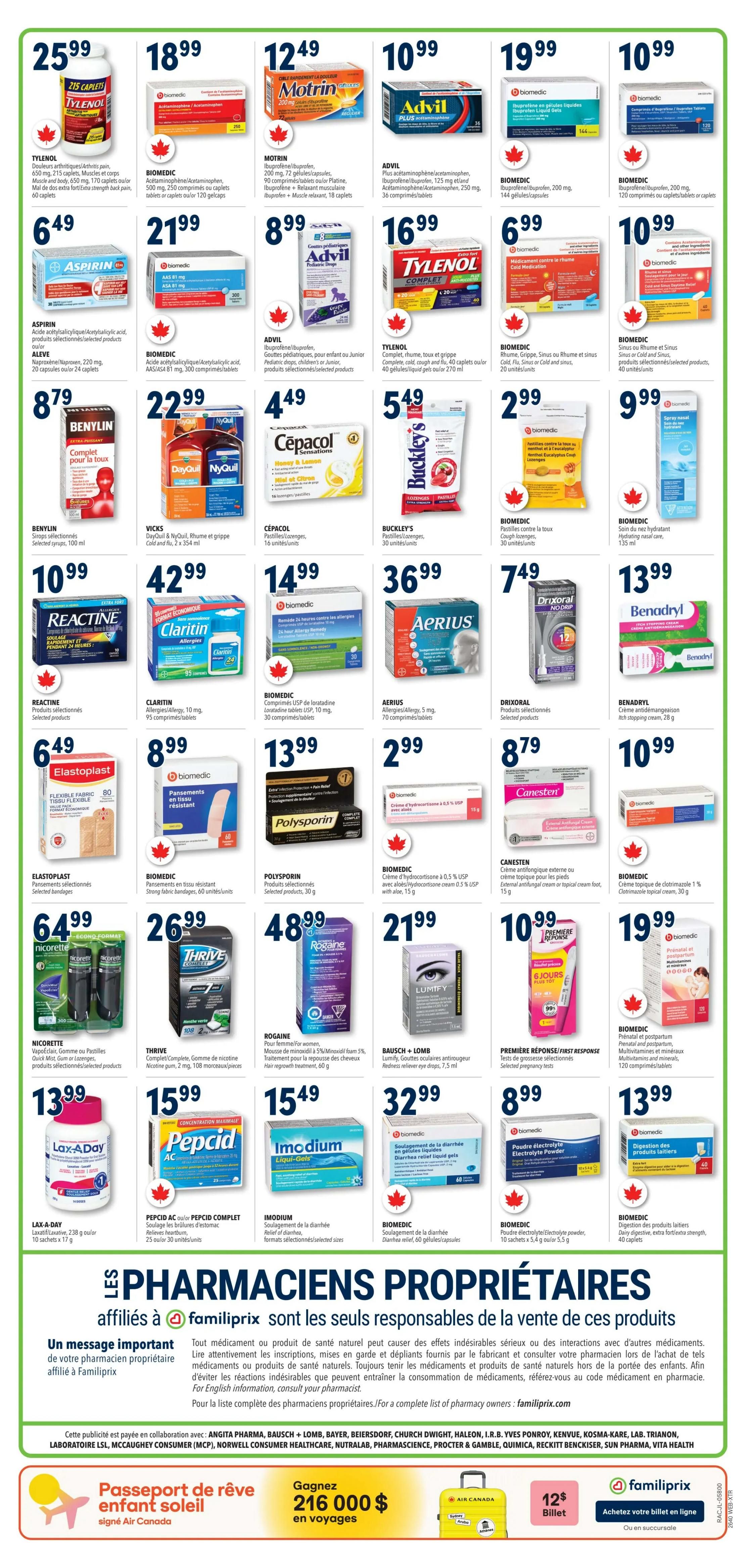 Familiprix Extra Flyer October 1 to 7