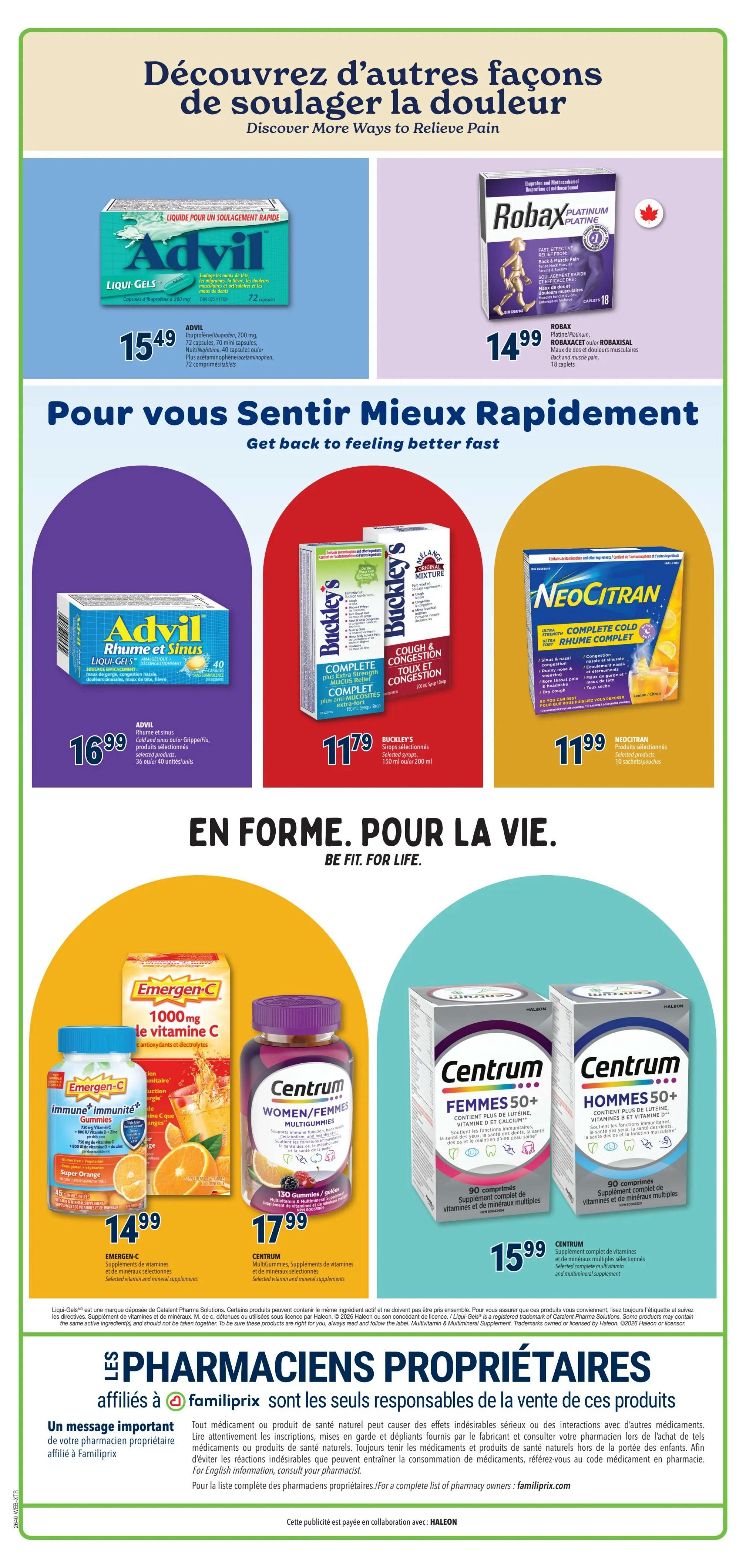 Familiprix Extra Flyer October 1 to 7