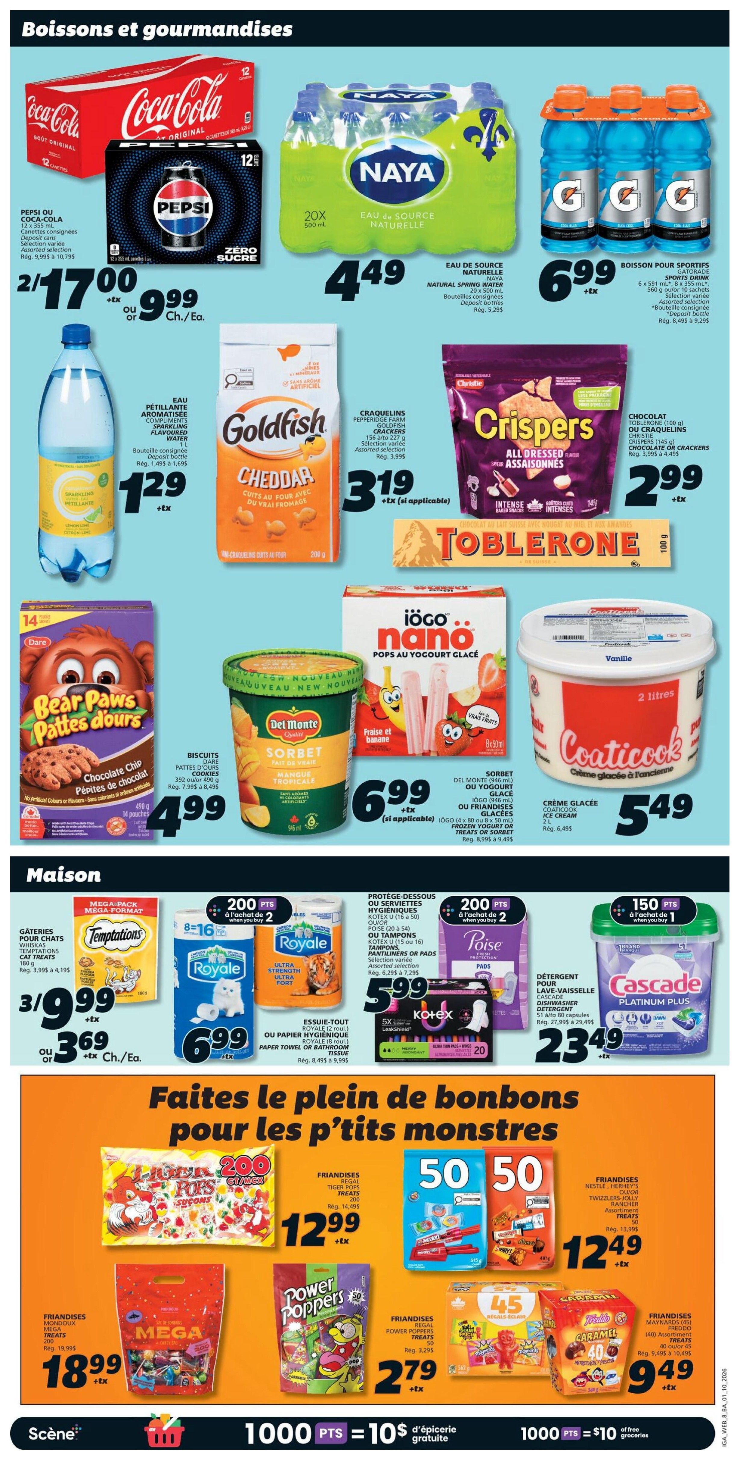 IGA (NB) Flyer October 1 to 7