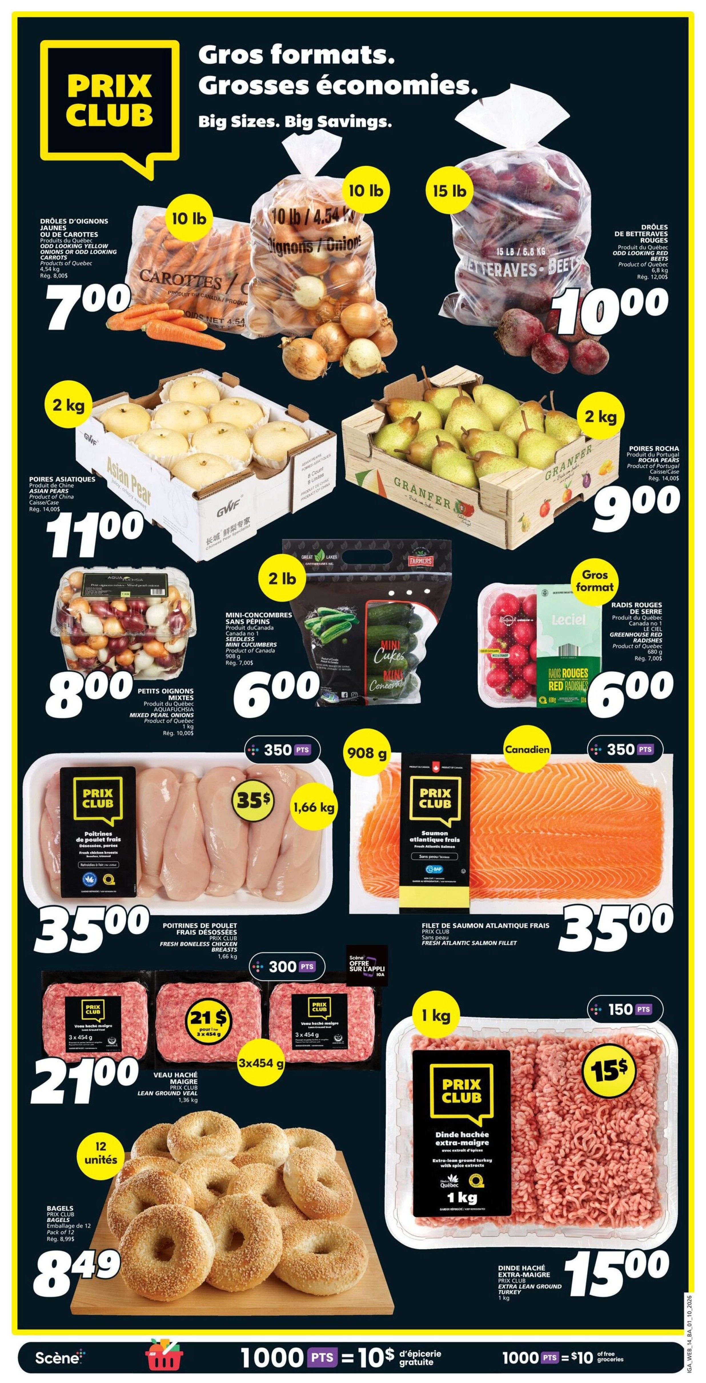IGA (NB) Flyer October 1 to 7