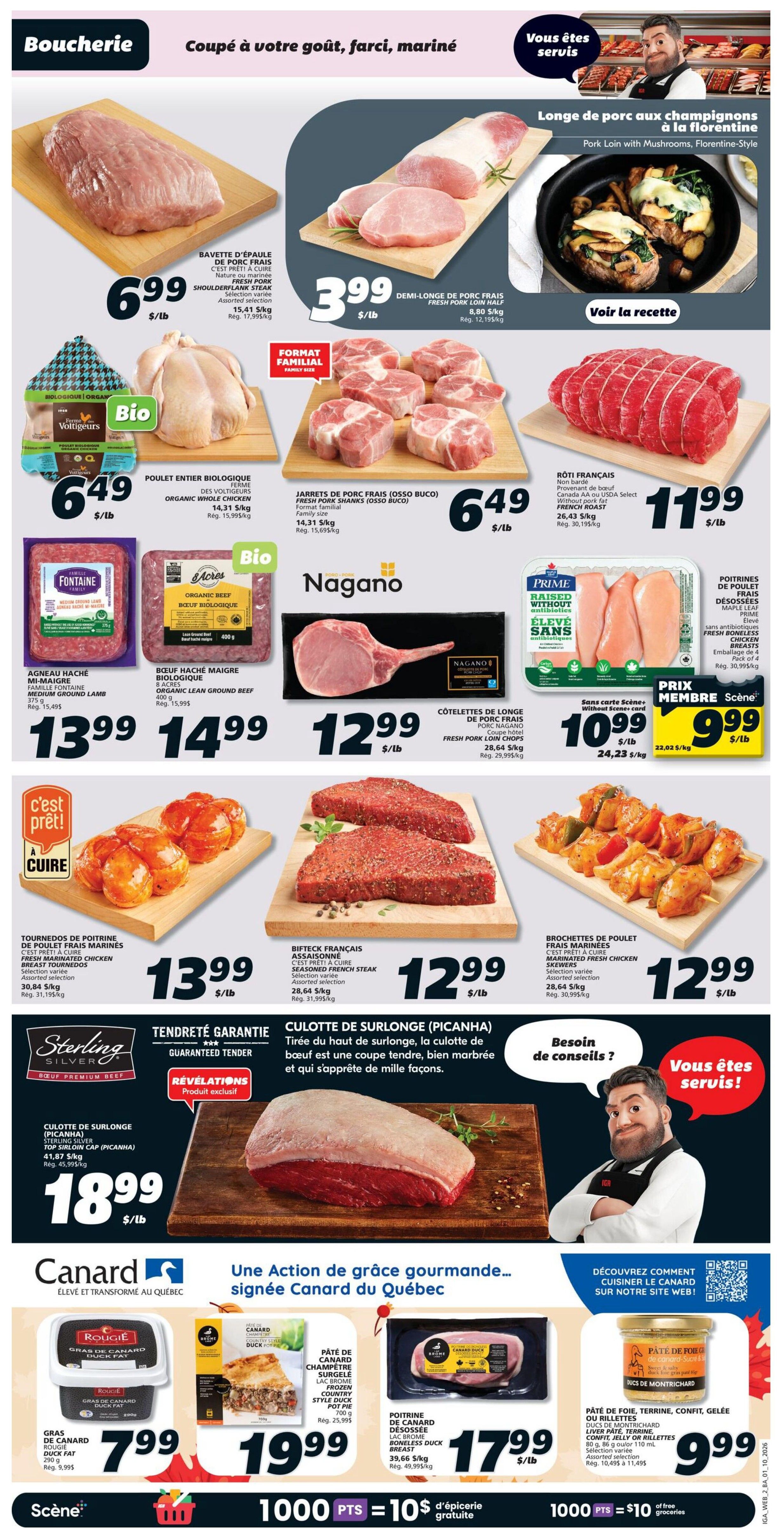 IGA (NB) Flyer October 1 to 7