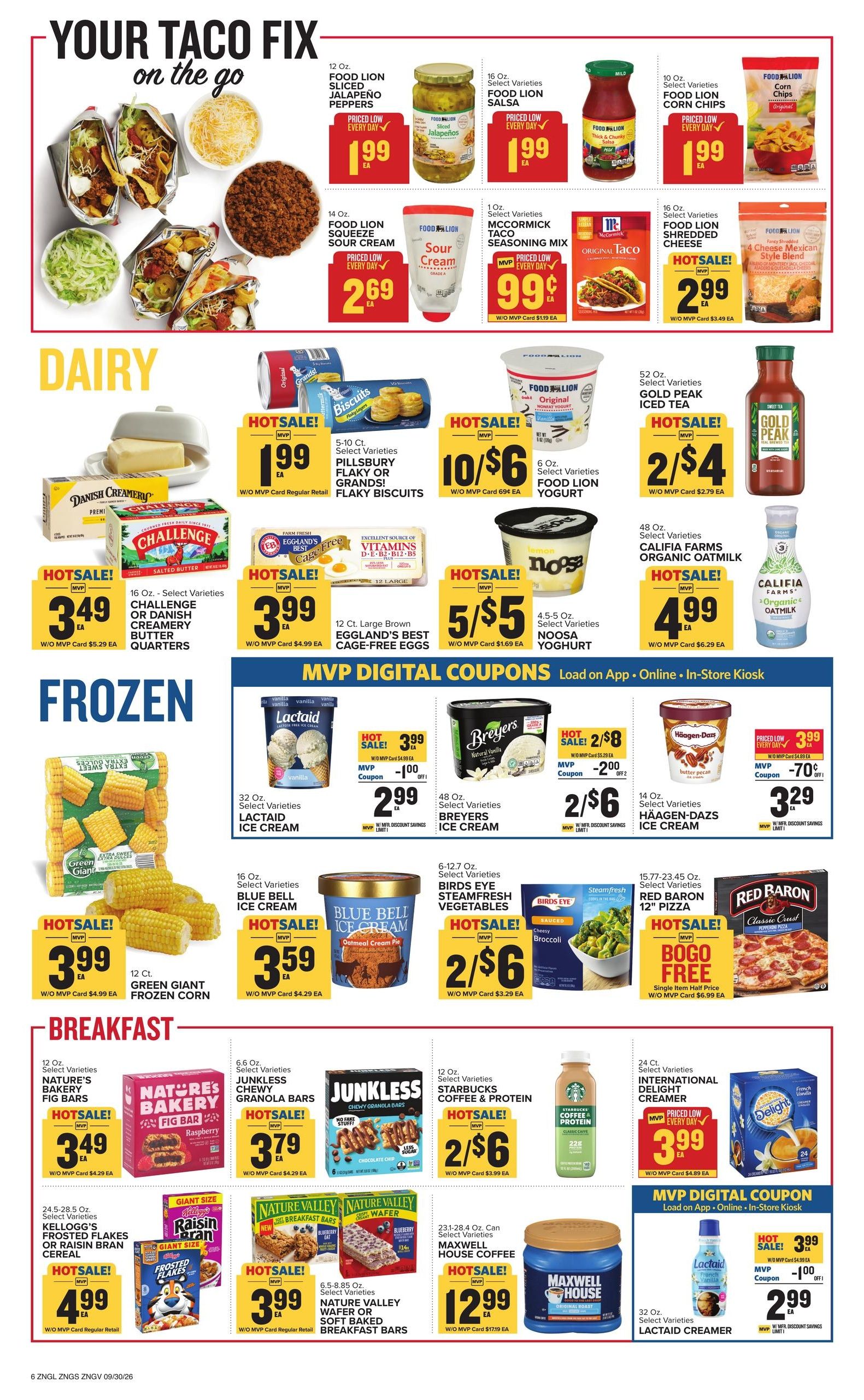 Food Lion (Asheville-Bryson City Area, NC) Weekly Ad September 30 - October 6, 2026