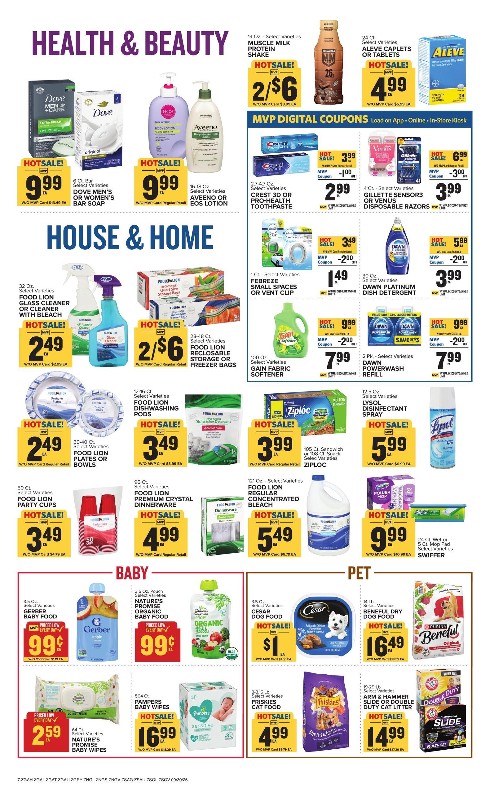Food Lion (Asheville-Bryson City Area, NC) Weekly Ad September 30 - October 6, 2026
