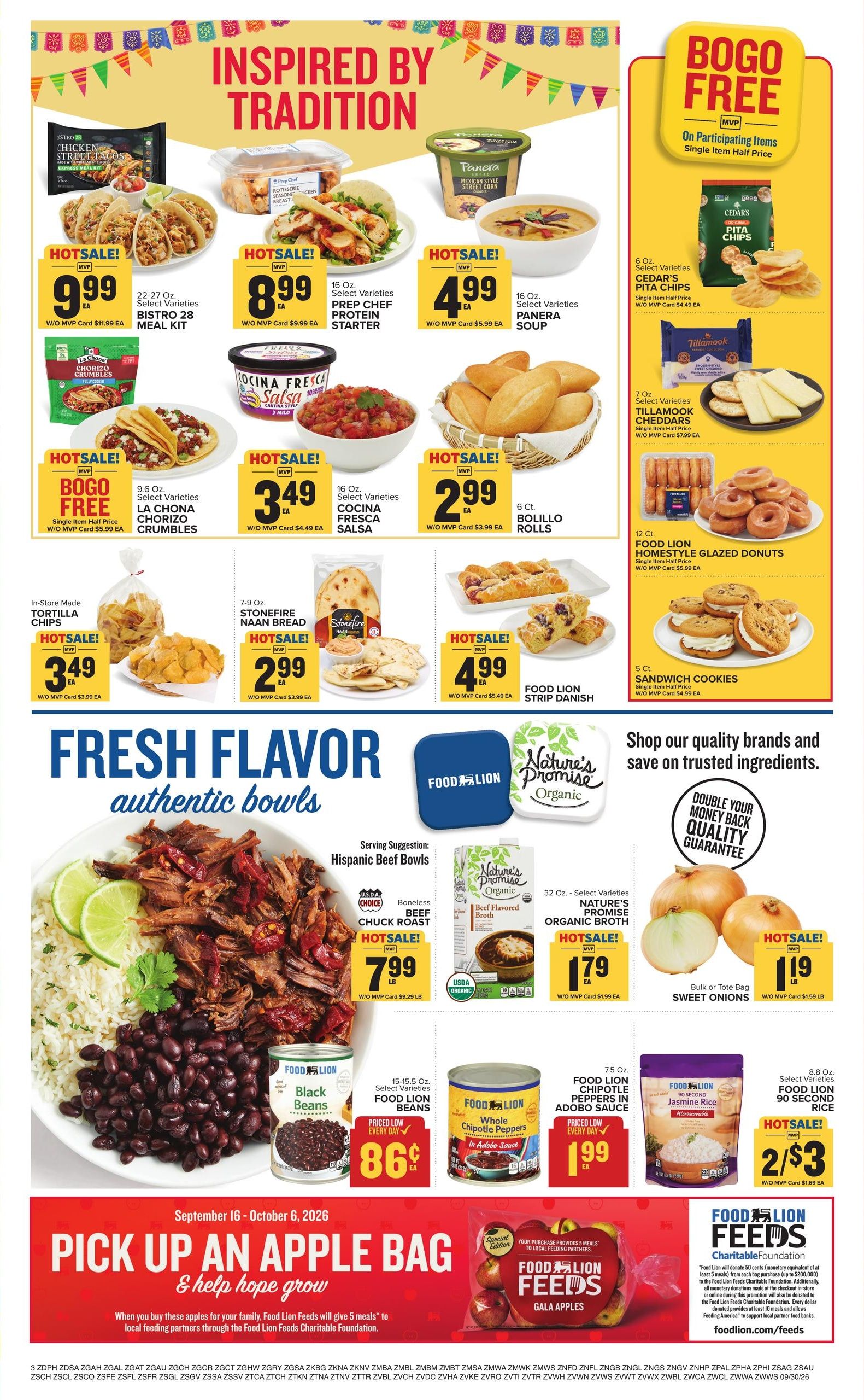 Food Lion (Asheville-Bryson City Area, NC) Weekly Ad September 30 - October 6, 2026