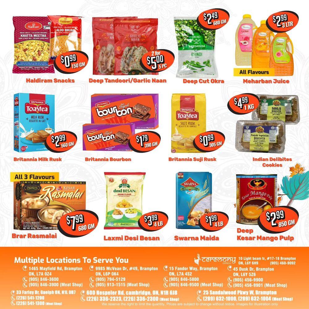 Indian Frootland Flyer September 29 to October 11