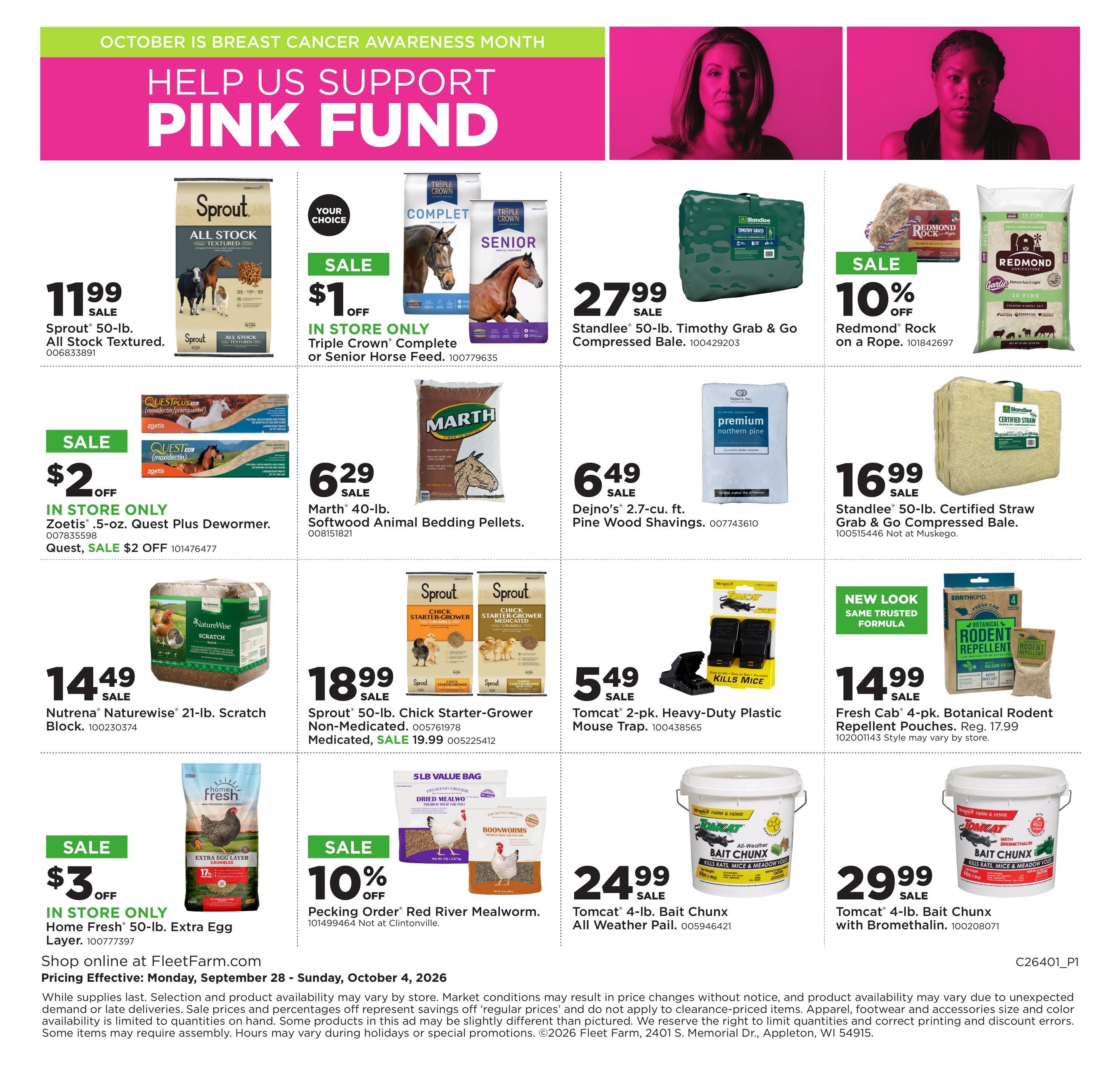 Fleet Farm Weekly Ad September 28 - October 4, 2026