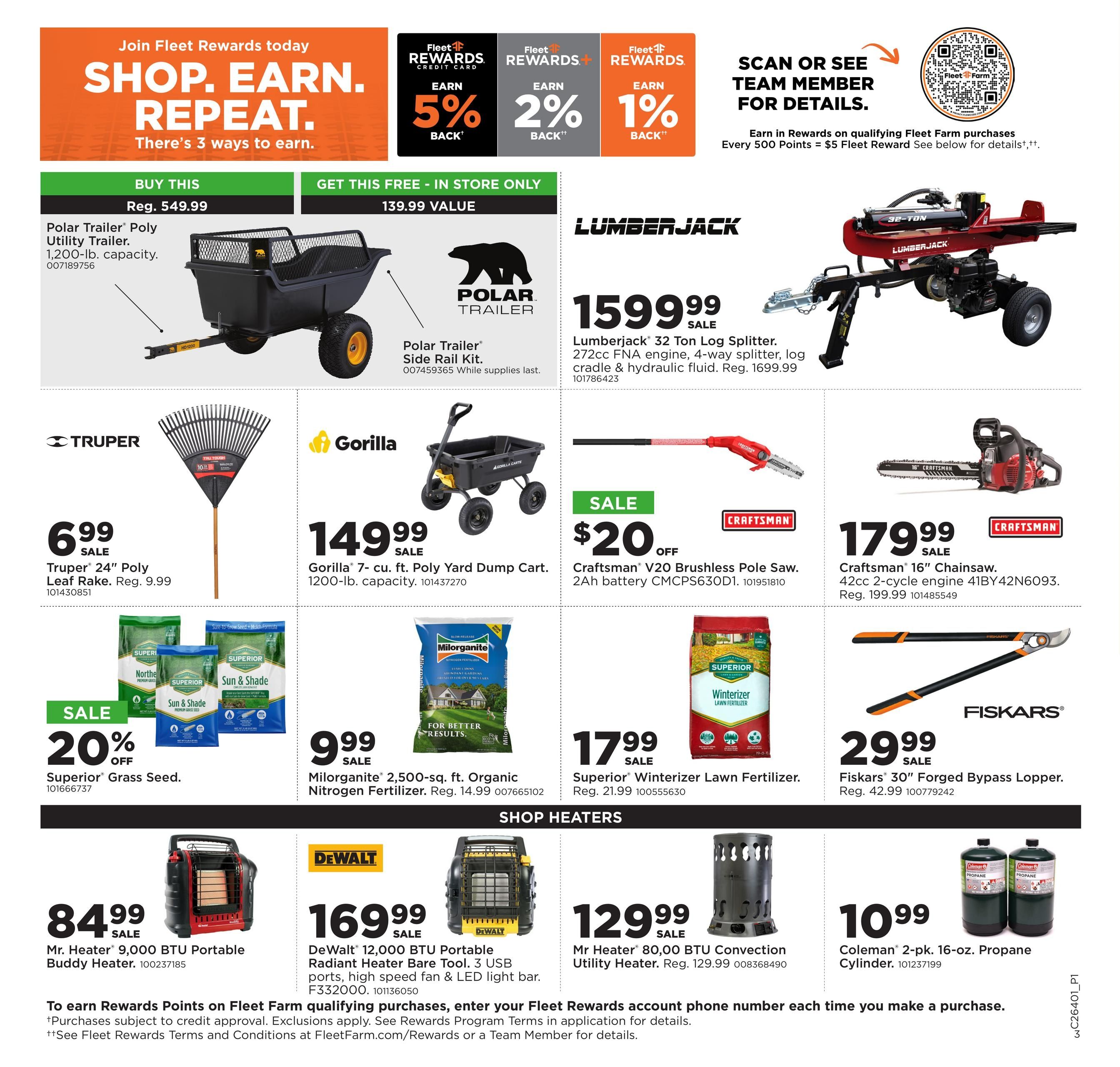 Fleet Farm Weekly Ad September 28 - October 4, 2026