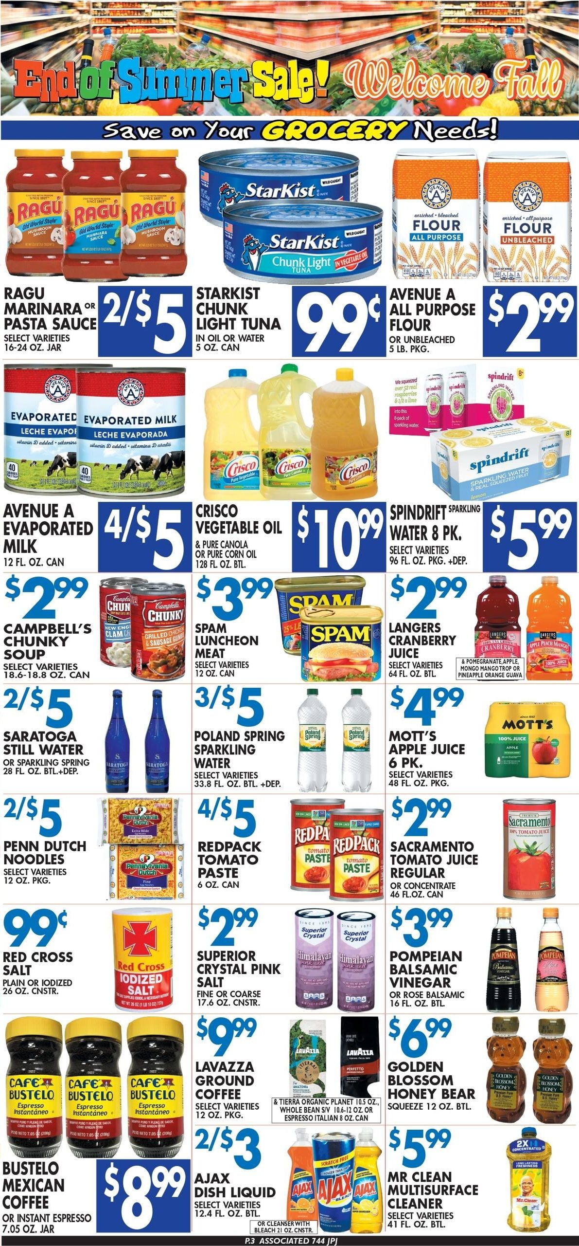 Associated Supermarkets (Albertson Area, NY) Weekly Ad September 25 - October 1, 2026