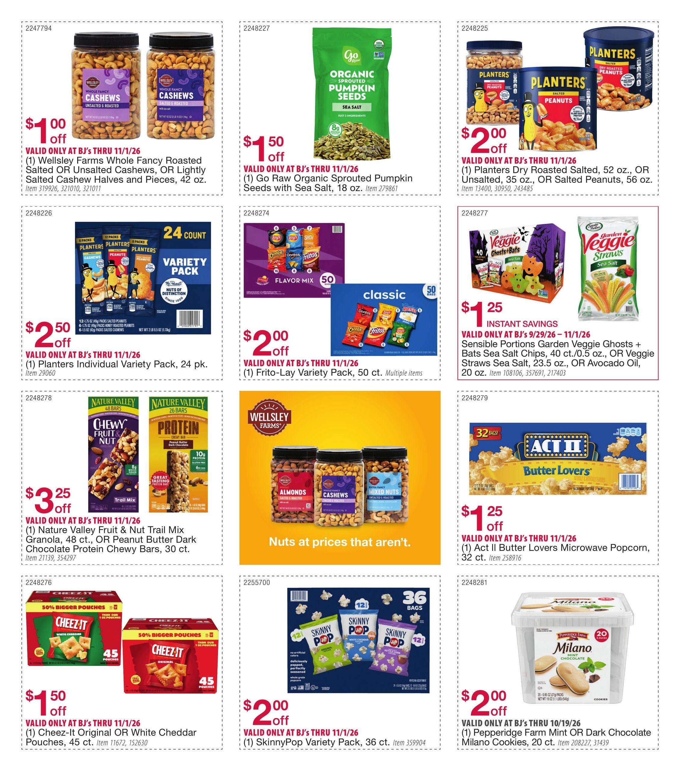 BJ's Wholesale Club Smart Saver Weekly Ad September 29 - November 1, 2026