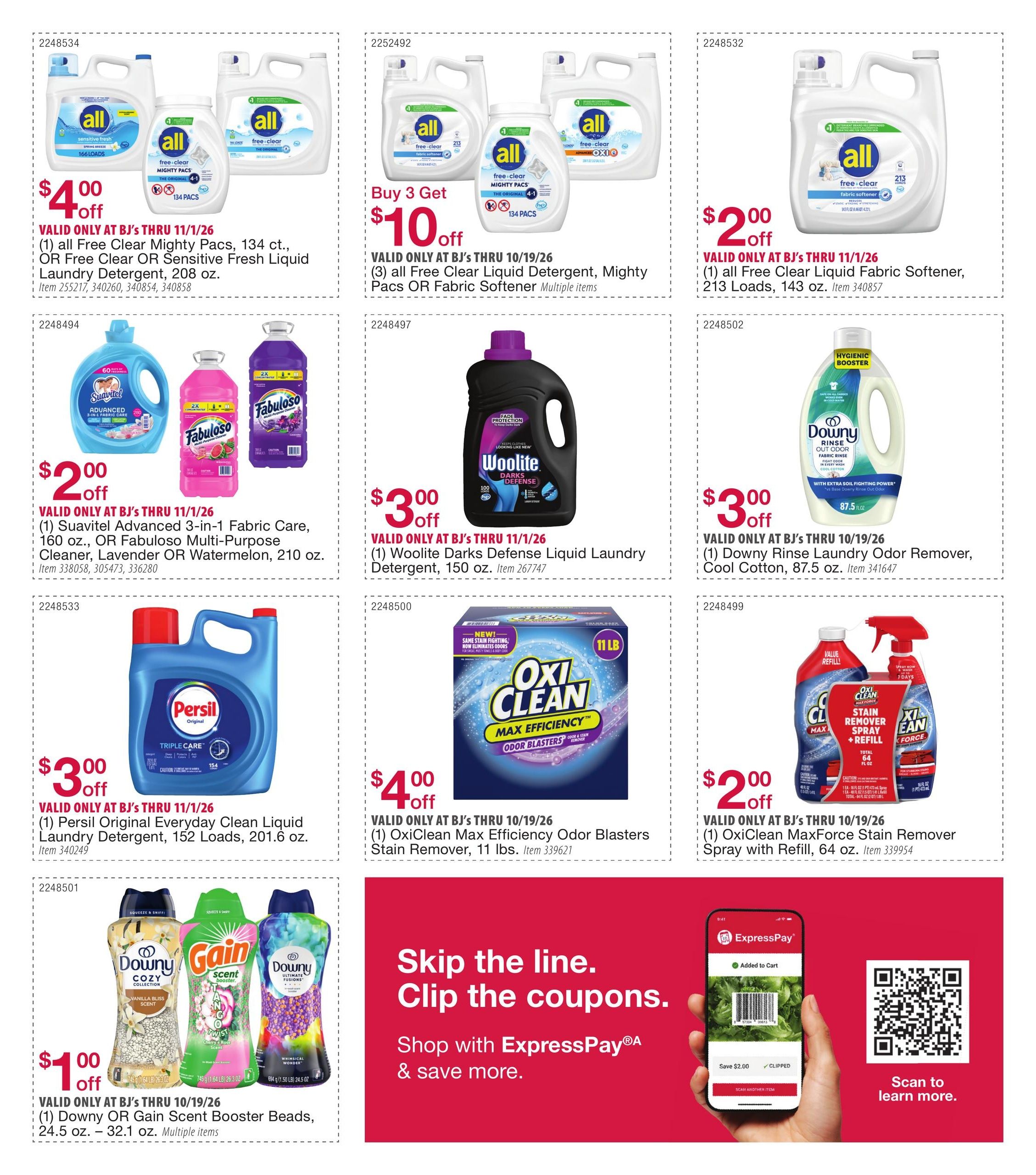 BJ's Wholesale Club Smart Saver Weekly Ad September 29 - November 1, 2026
