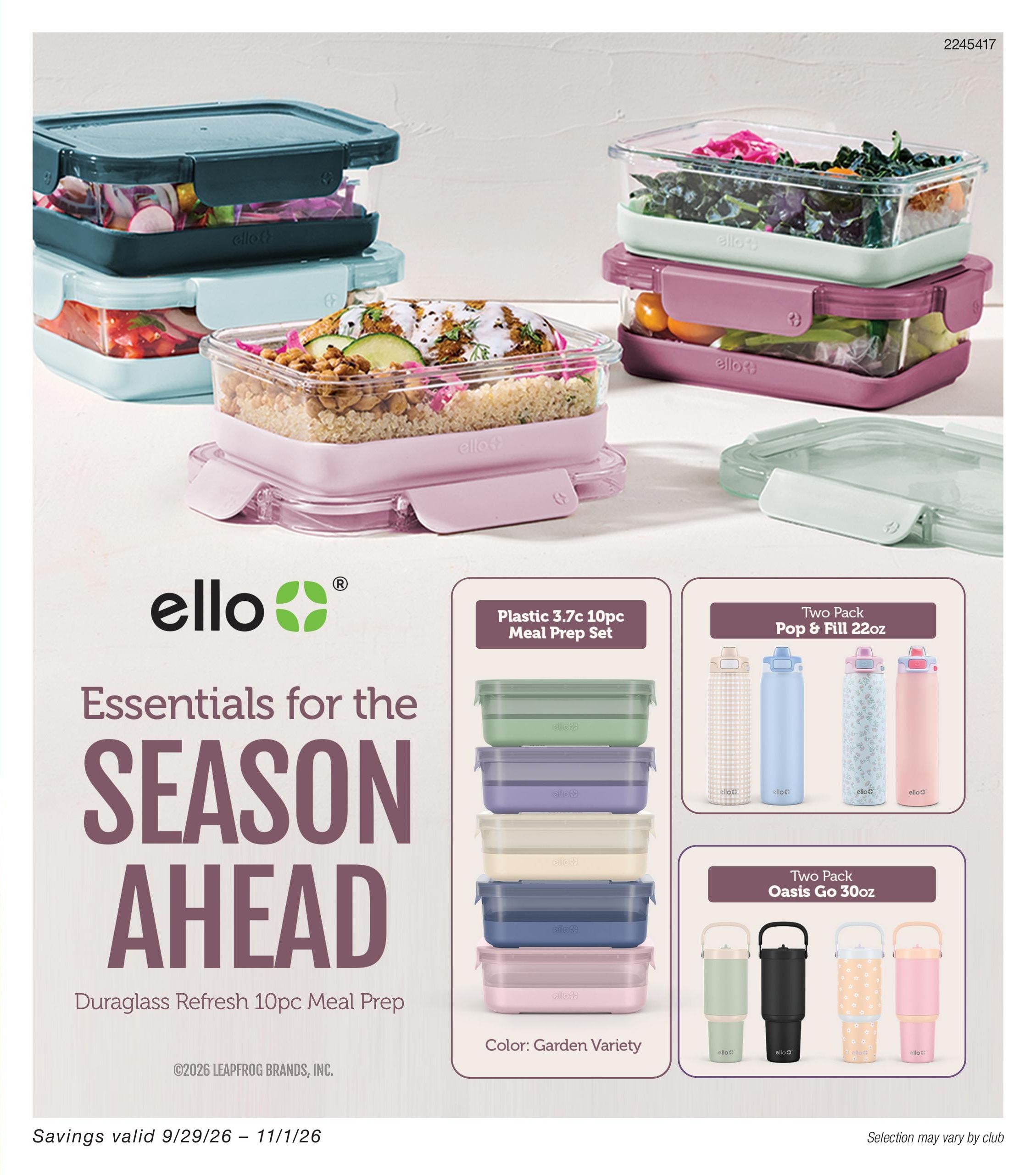 BJ's Wholesale Club Smart Saver Weekly Ad September 29 - November 1, 2026